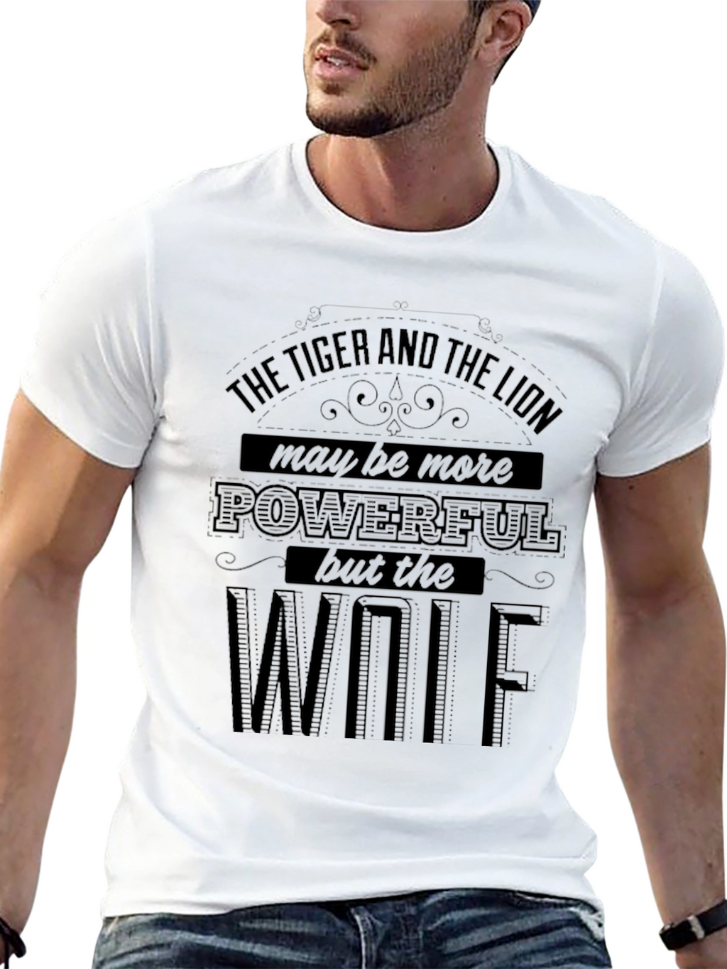 Tiger Lion Wolf T-Shirt: Powerful Graphic Tee
