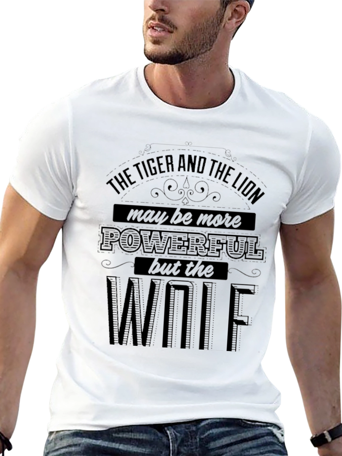 Tiger Lion Wolf T-Shirt: Powerful Graphic Tee