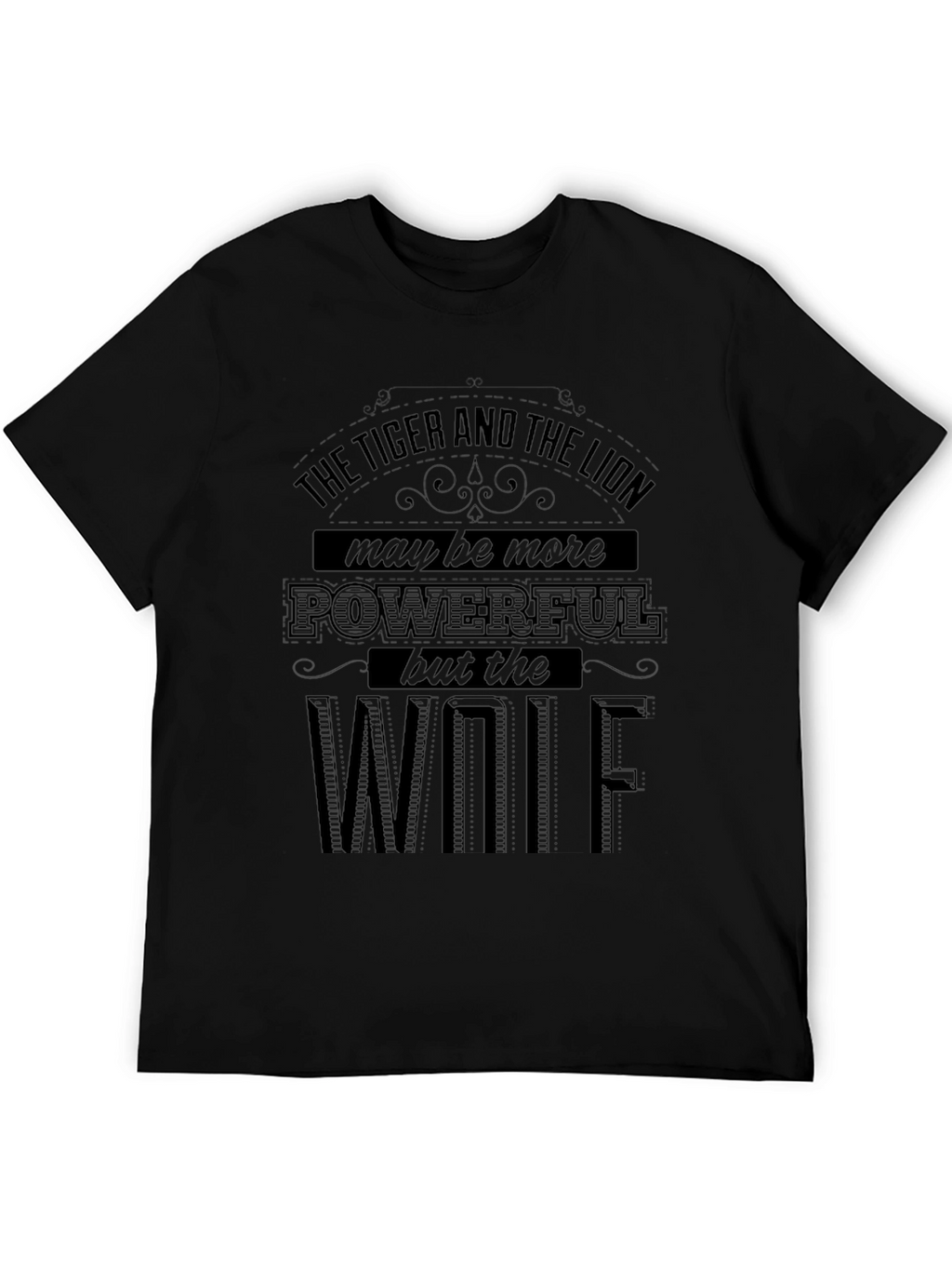 Tiger Lion Wolf T-Shirt: Powerful Graphic Tee