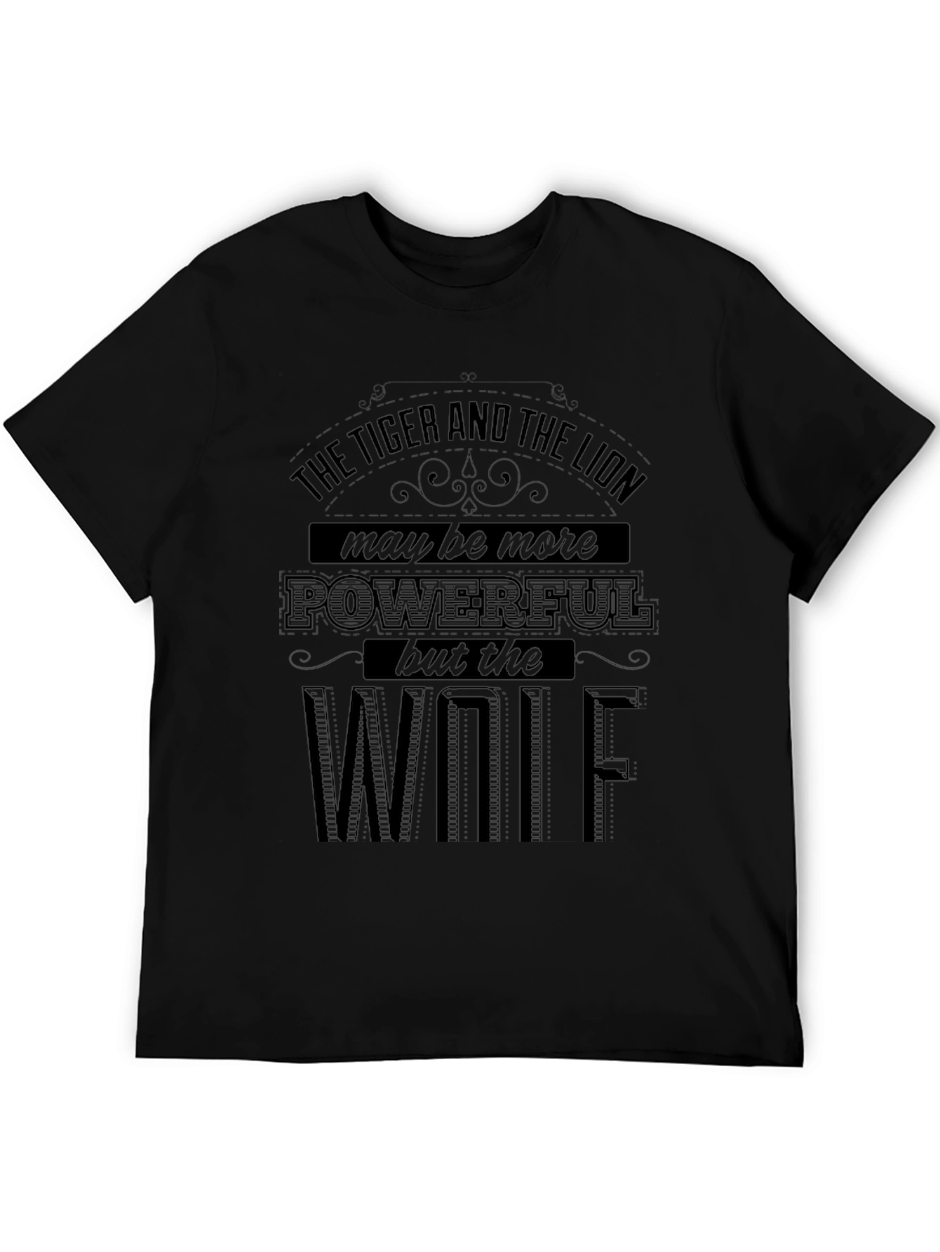 Tiger Lion Wolf T-Shirt: Powerful Graphic Tee