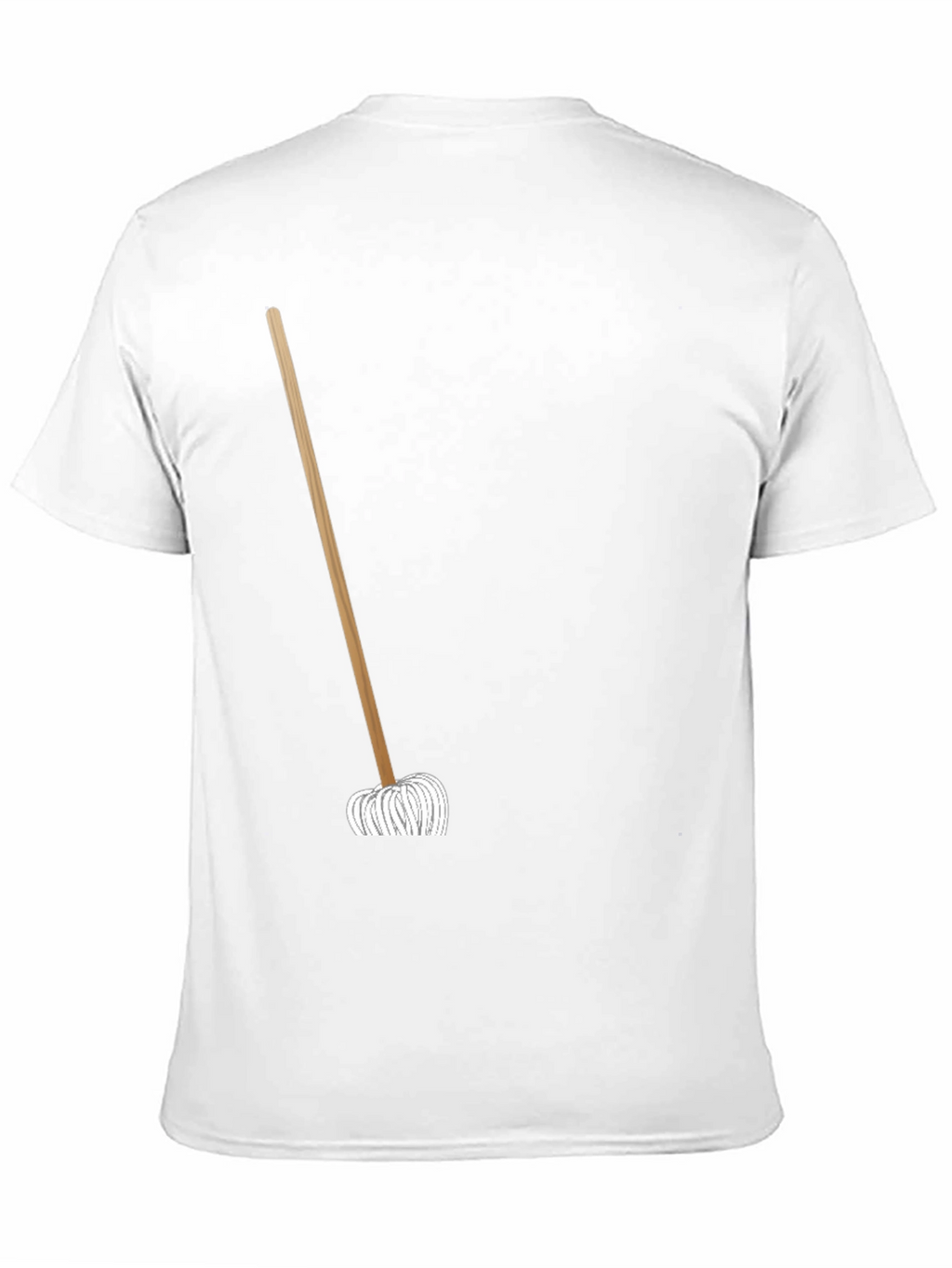 Novelty Mop Graphic T-Shirt - Black
