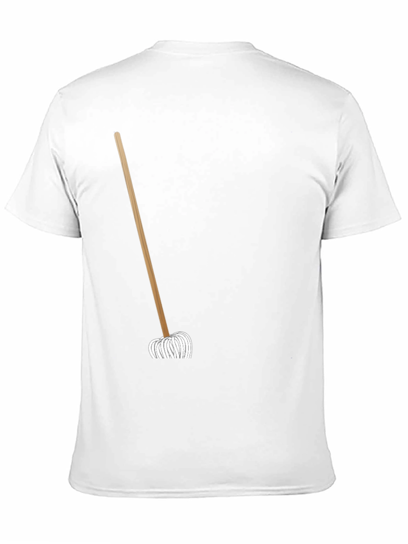 Novelty Mop Graphic T-Shirt - Black