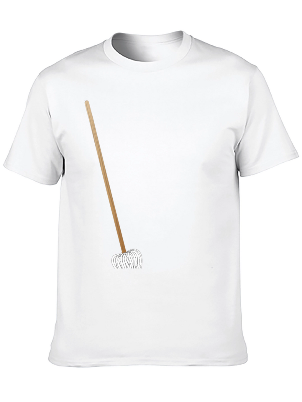 Novelty Mop Graphic T-Shirt - Black