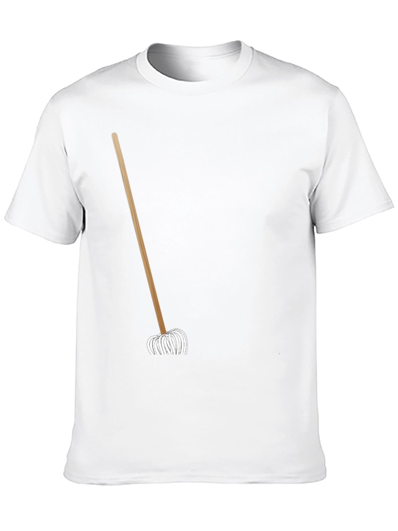 Novelty Mop Graphic T-Shirt - Black