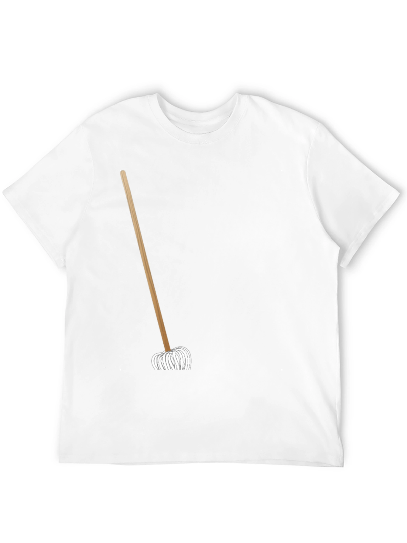 Novelty Mop Graphic T-Shirt - Black