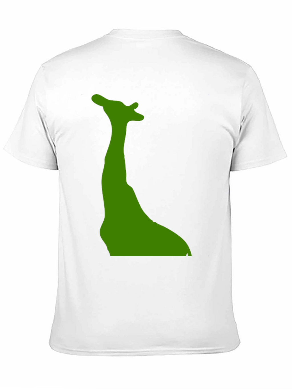 Giraffe Silhouette Black Tee - Unique Graphic Print