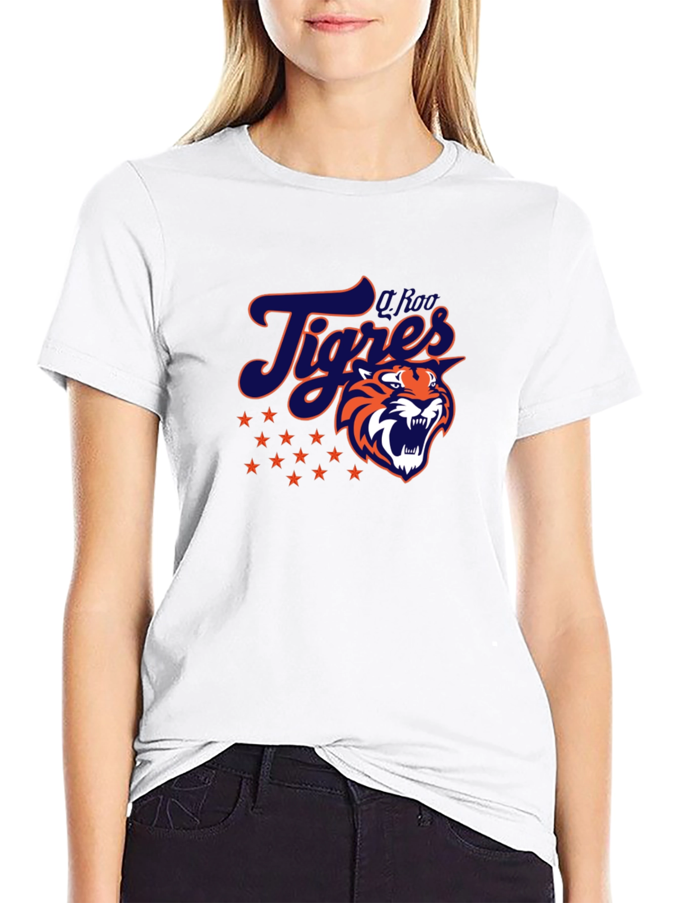 Tigres Baseball Graphic Tee - Black