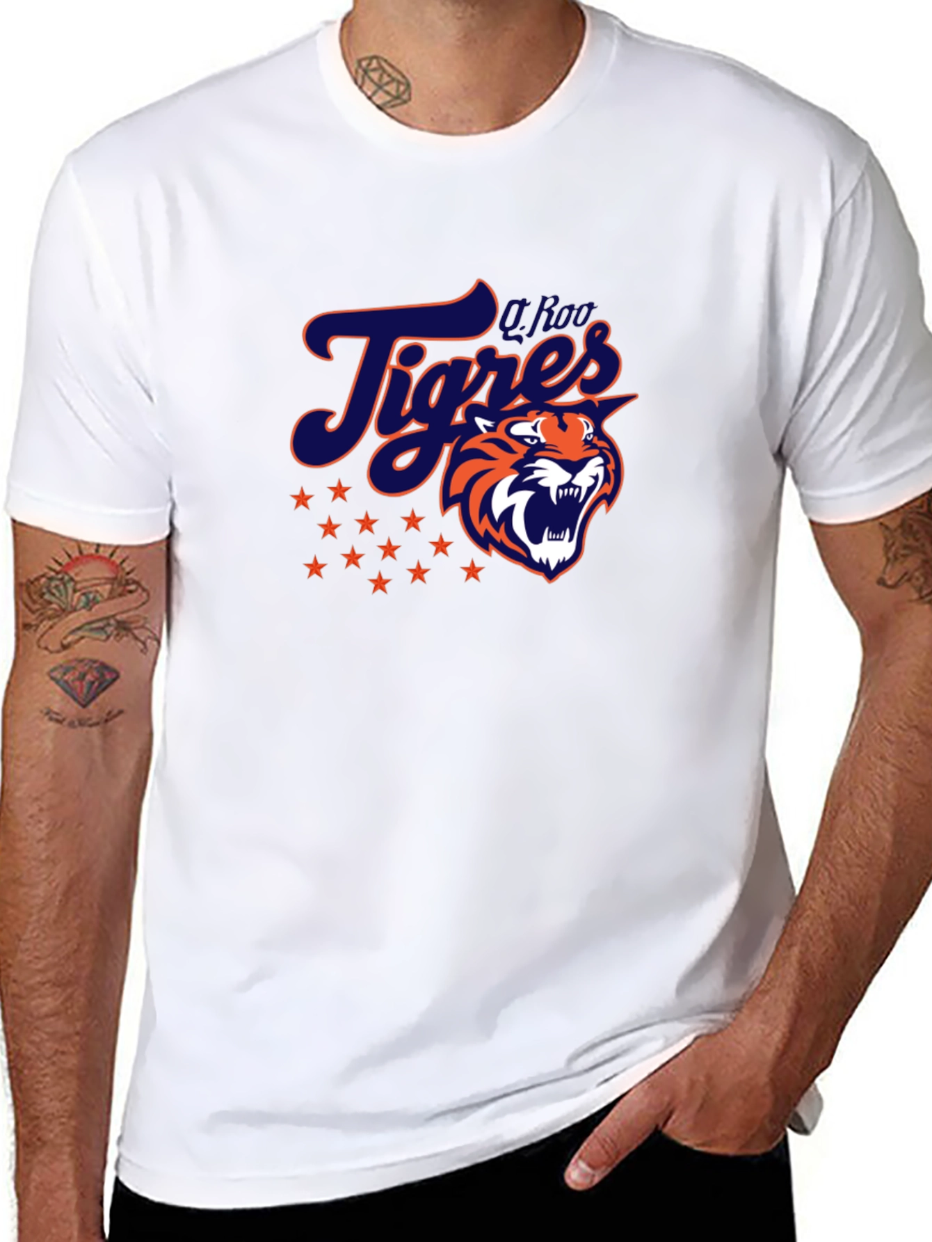 Tigres Baseball Graphic Tee - Black