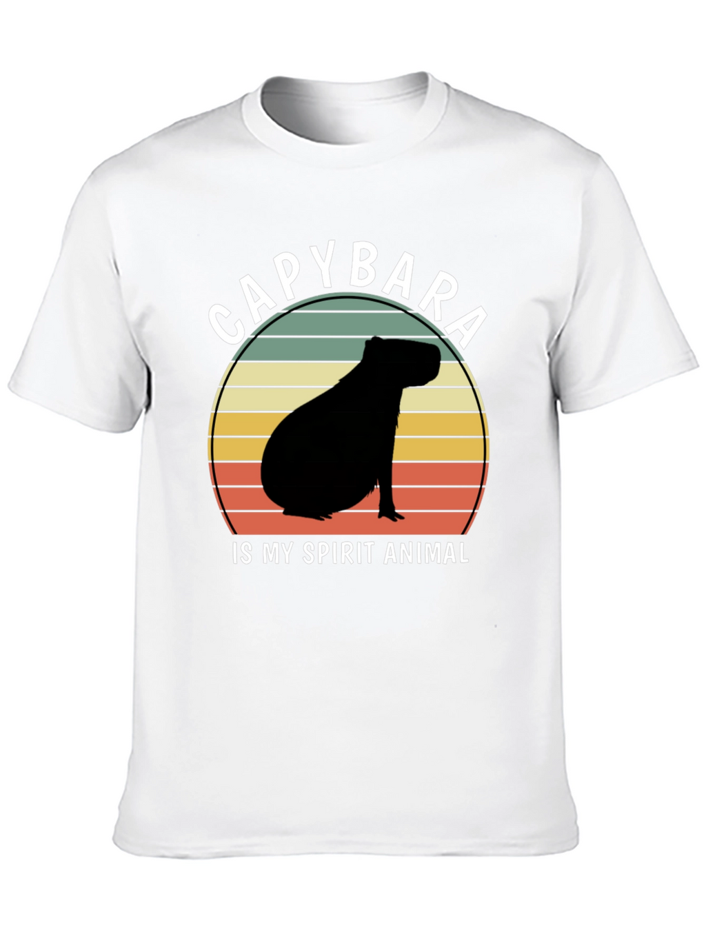 Capybara Spirit Animal Graphic T-Shirt
