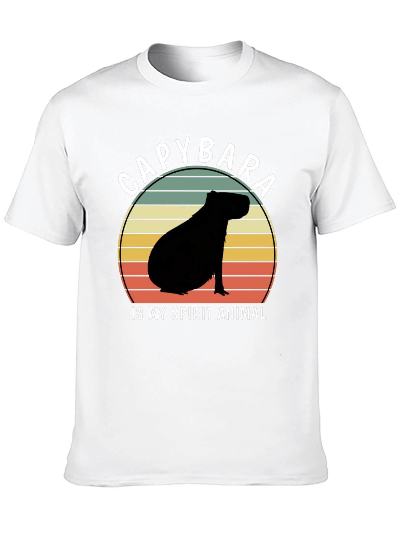 Capybara Spirit Animal Graphic T-Shirt
