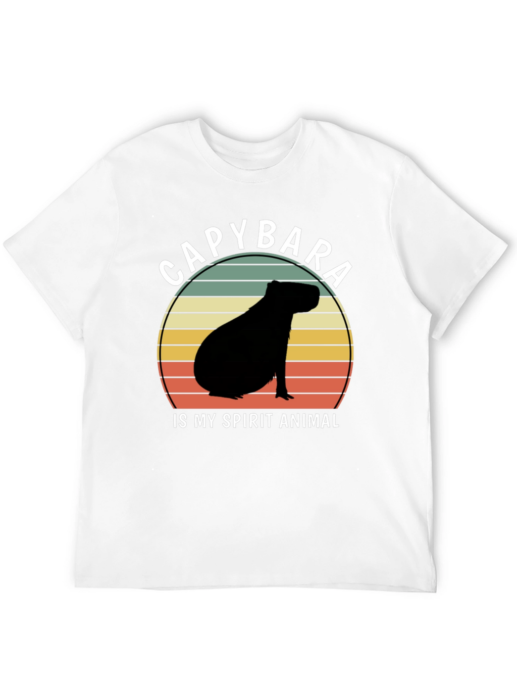 Capybara Spirit Animal Graphic T-Shirt