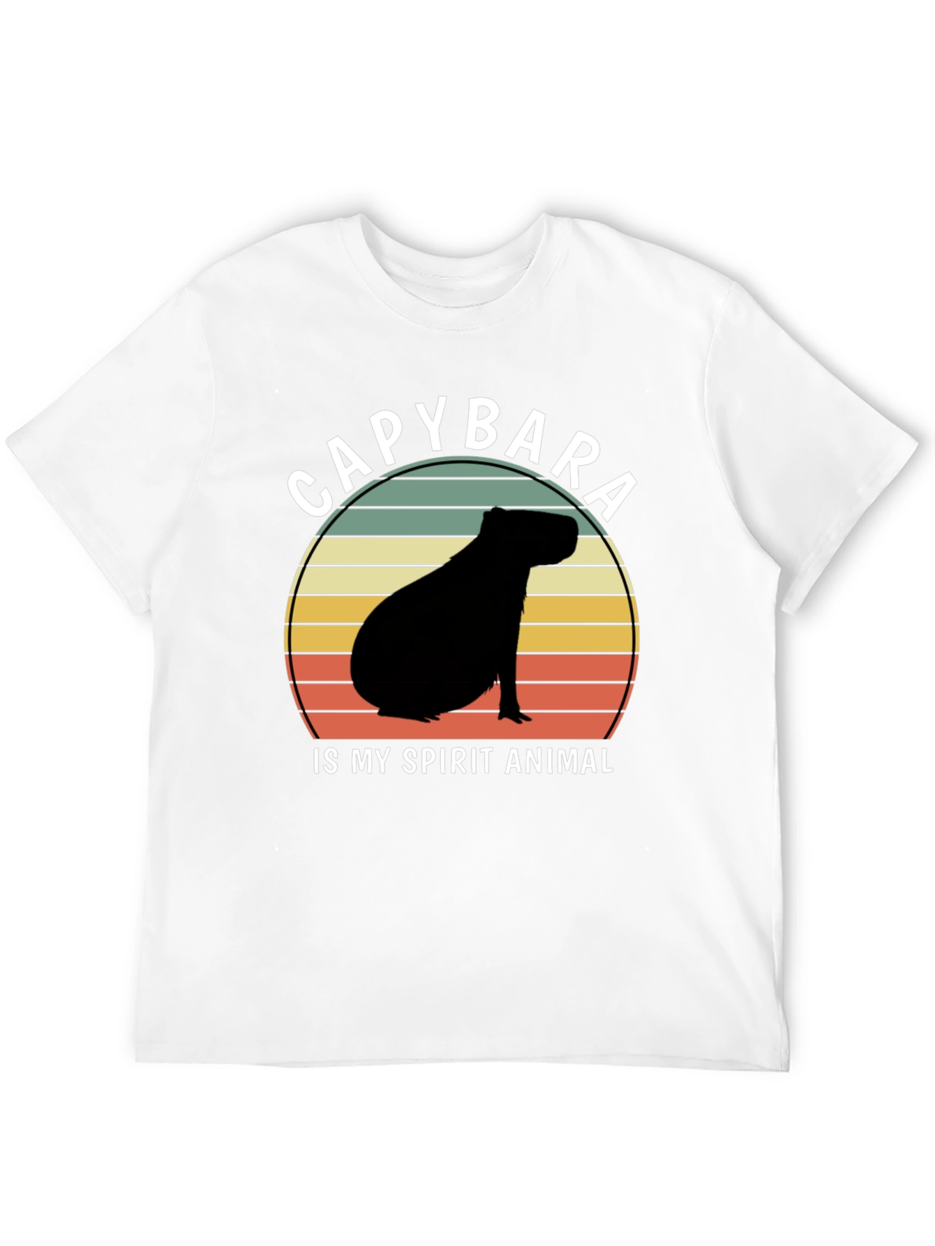 Capybara Spirit Animal Graphic T-Shirt