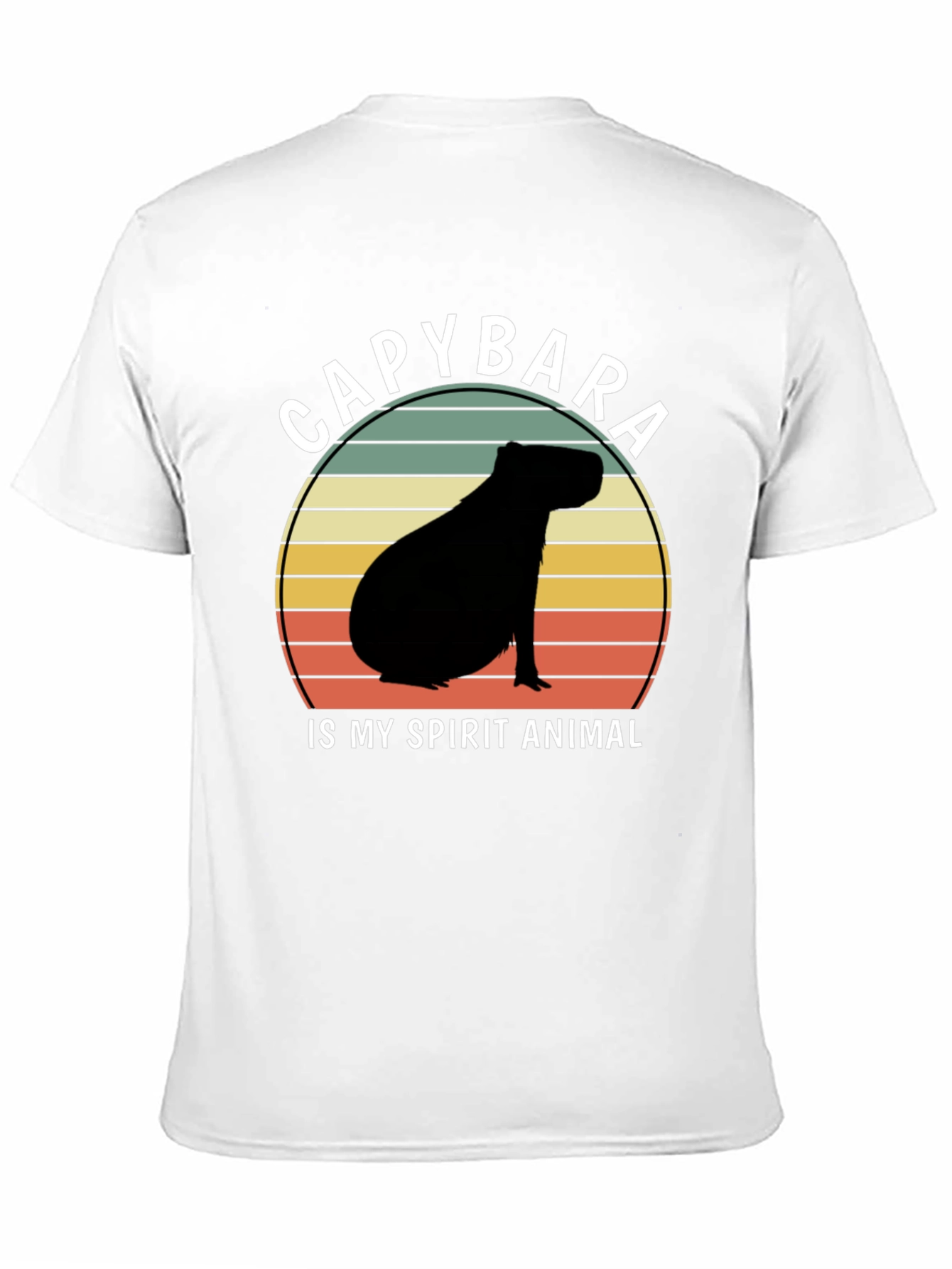 Capybara Spirit Animal Graphic T-Shirt
