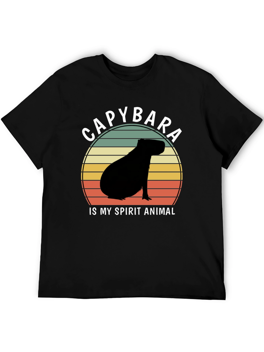Capybara Spirit Animal Graphic T-Shirt