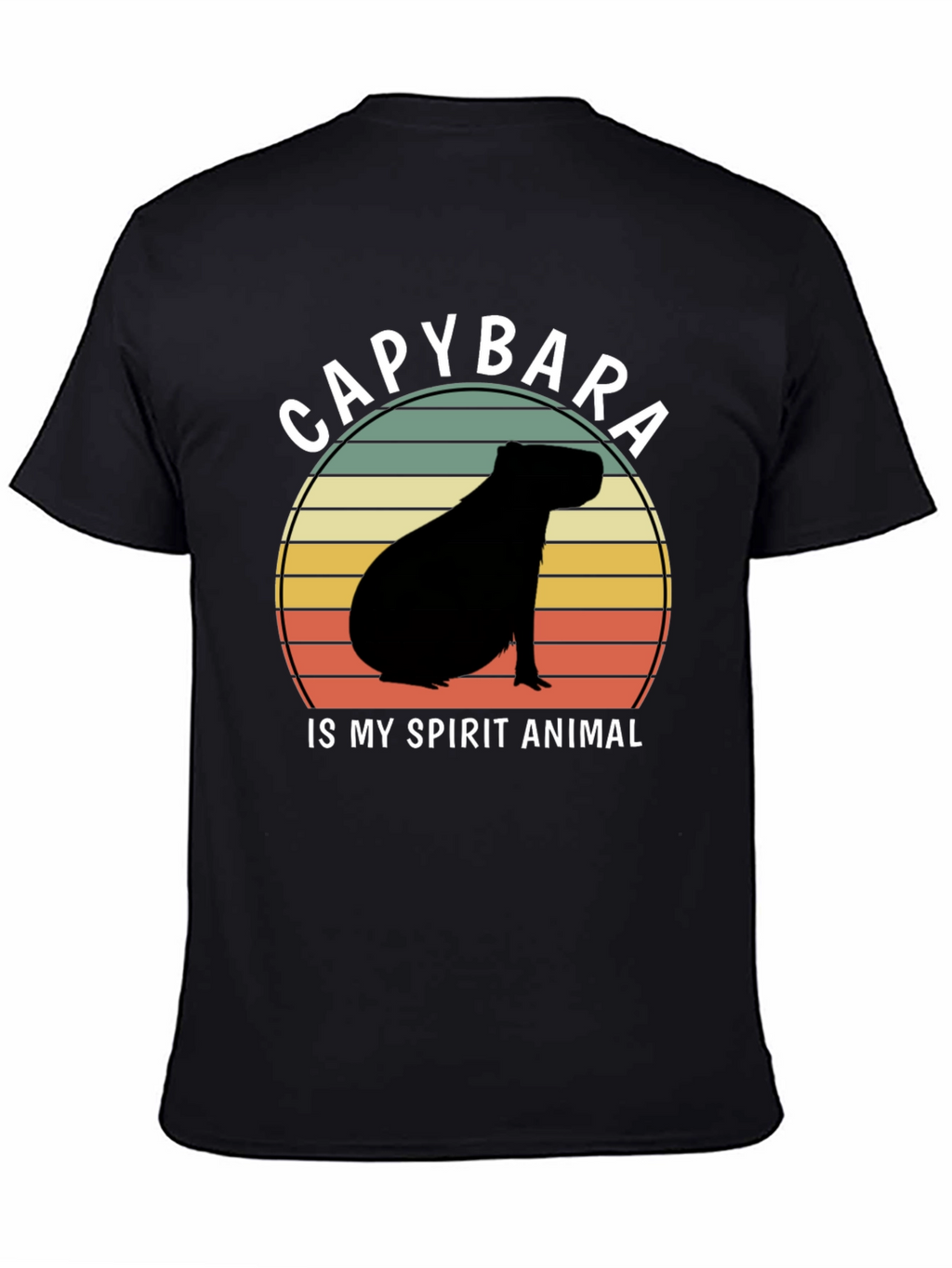 Capybara Spirit Animal Graphic T-Shirt