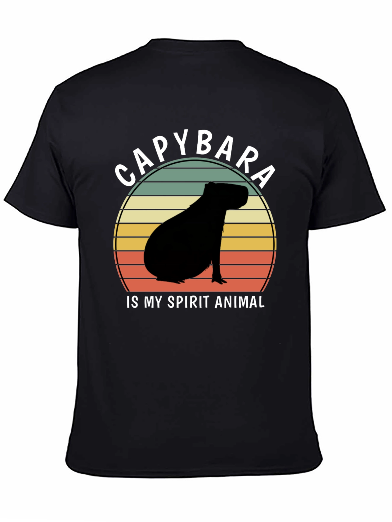 Capybara Spirit Animal Graphic T-Shirt