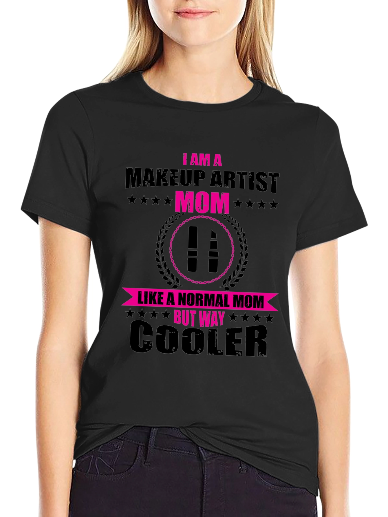 Makeup Artist Mom Graphic T-Shirt - Cool Mothers Day Gift