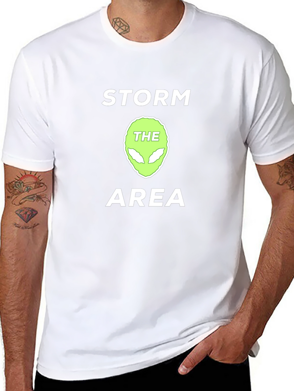 Storm the Area T-Shirt - Alien Graphic Tee