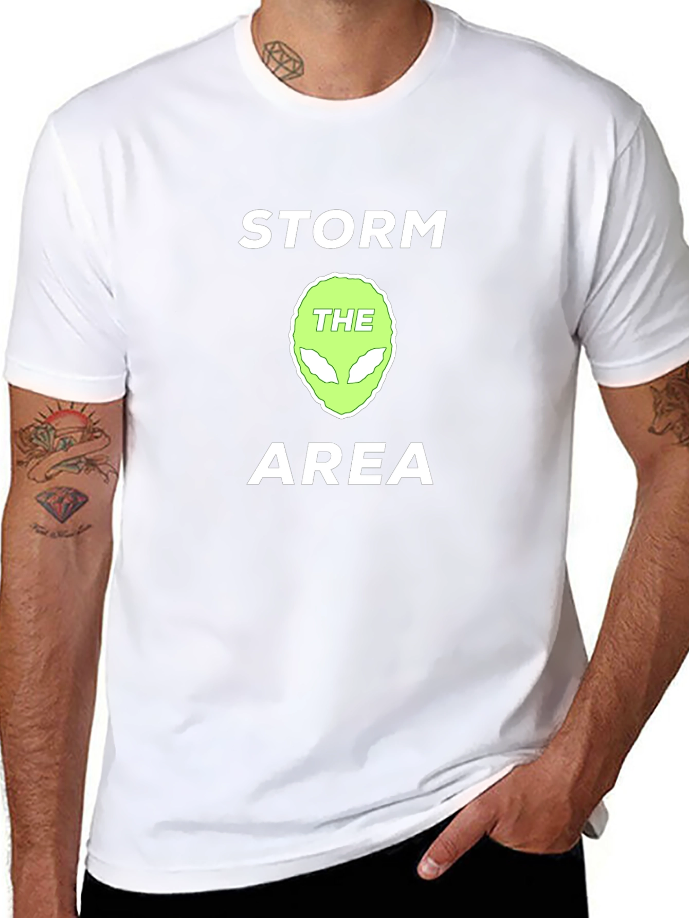 Storm the Area T-Shirt - Alien Graphic Tee