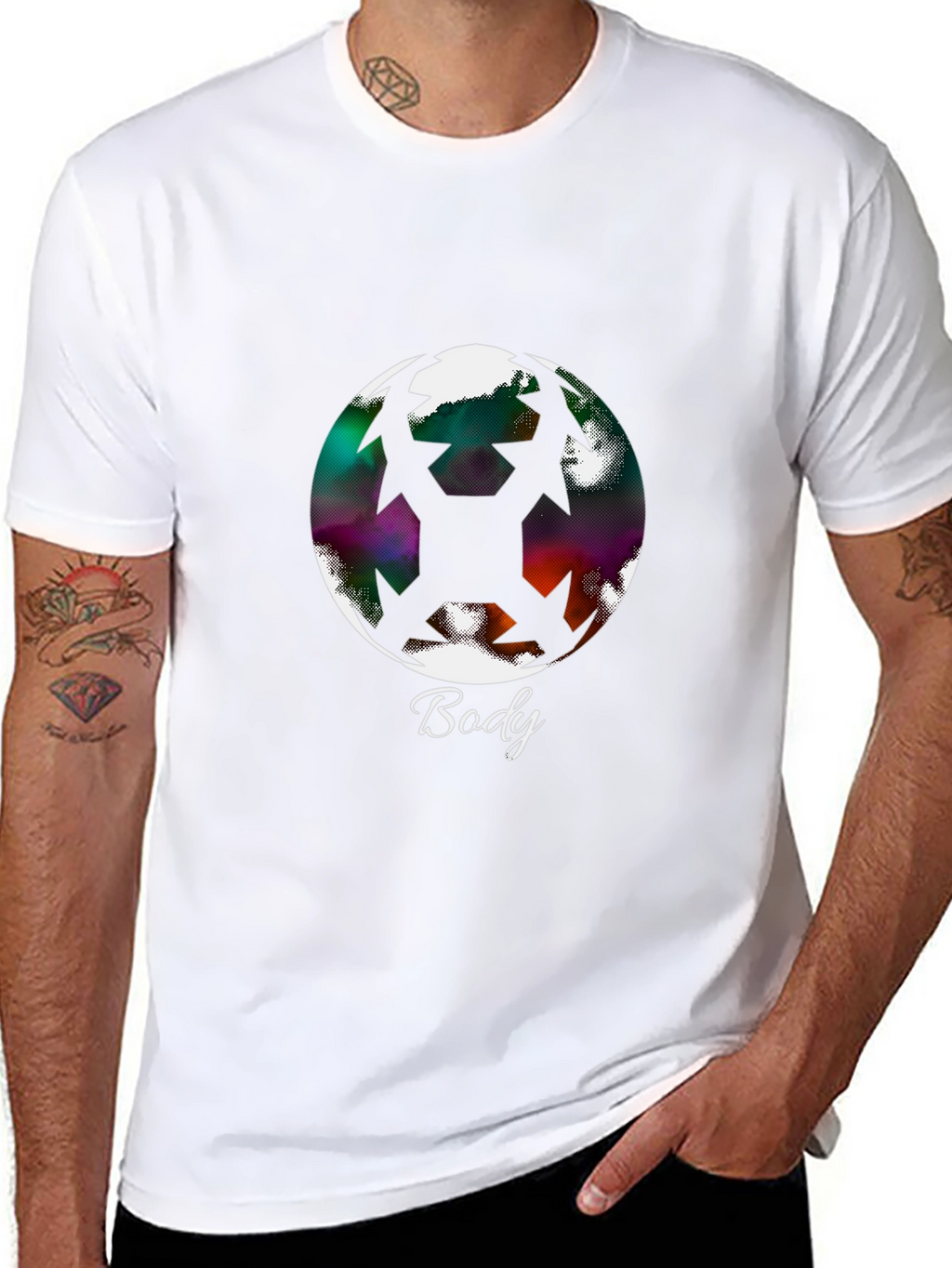 Body Graphic Tee - Modern Design