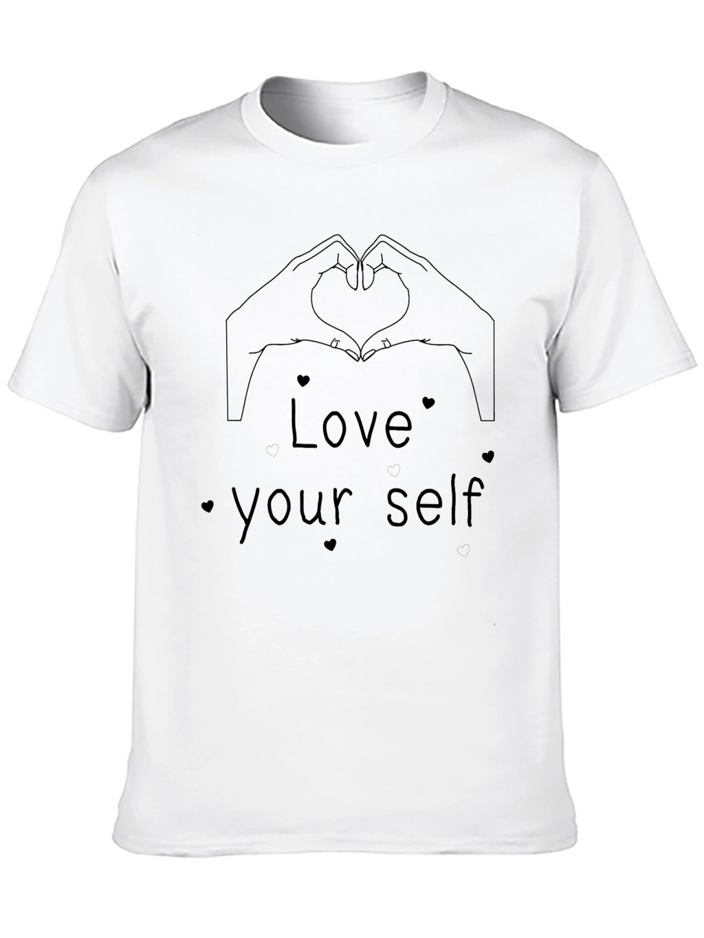 Love Yourself Graphic Tee - Black