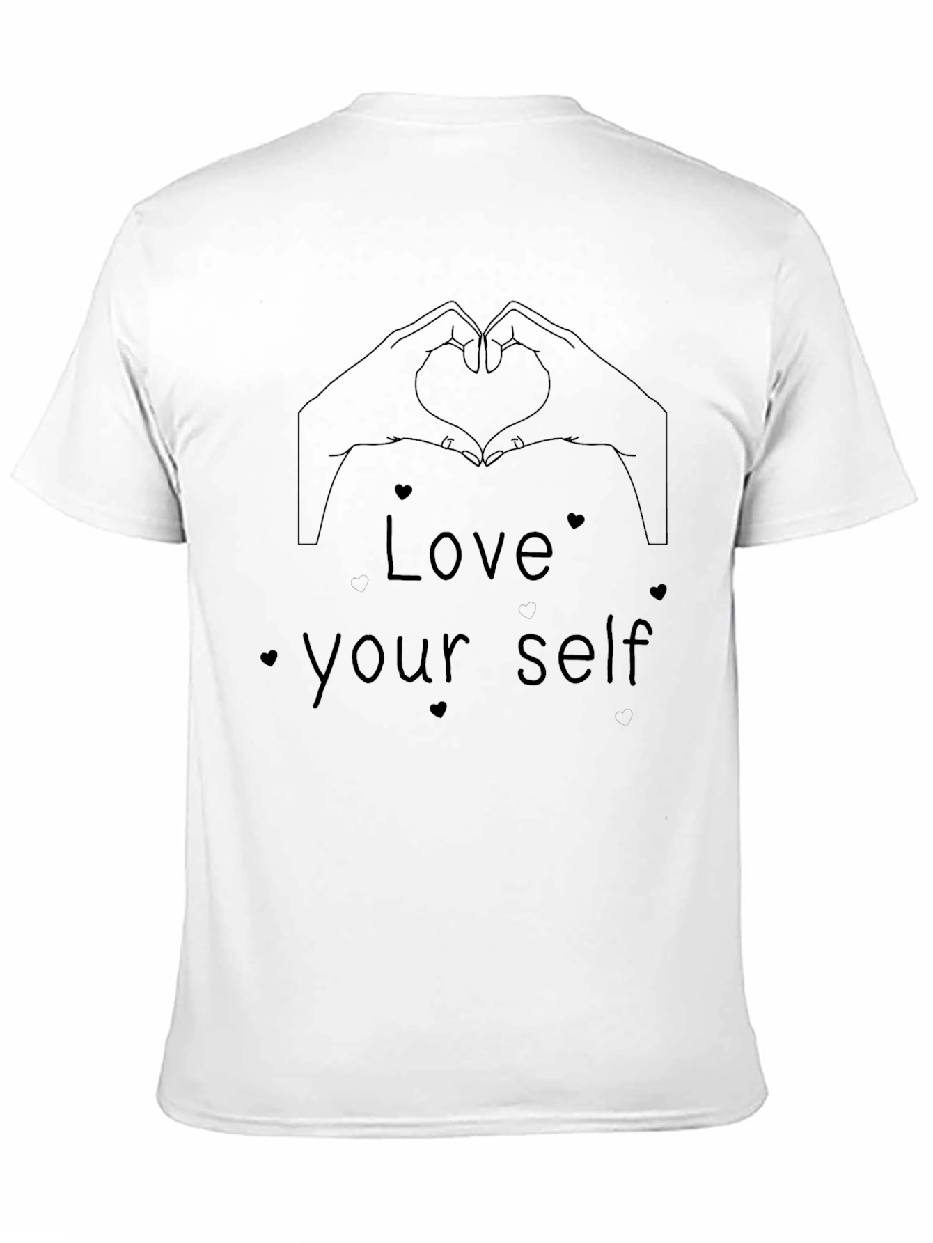 Love Yourself Graphic Tee - Black