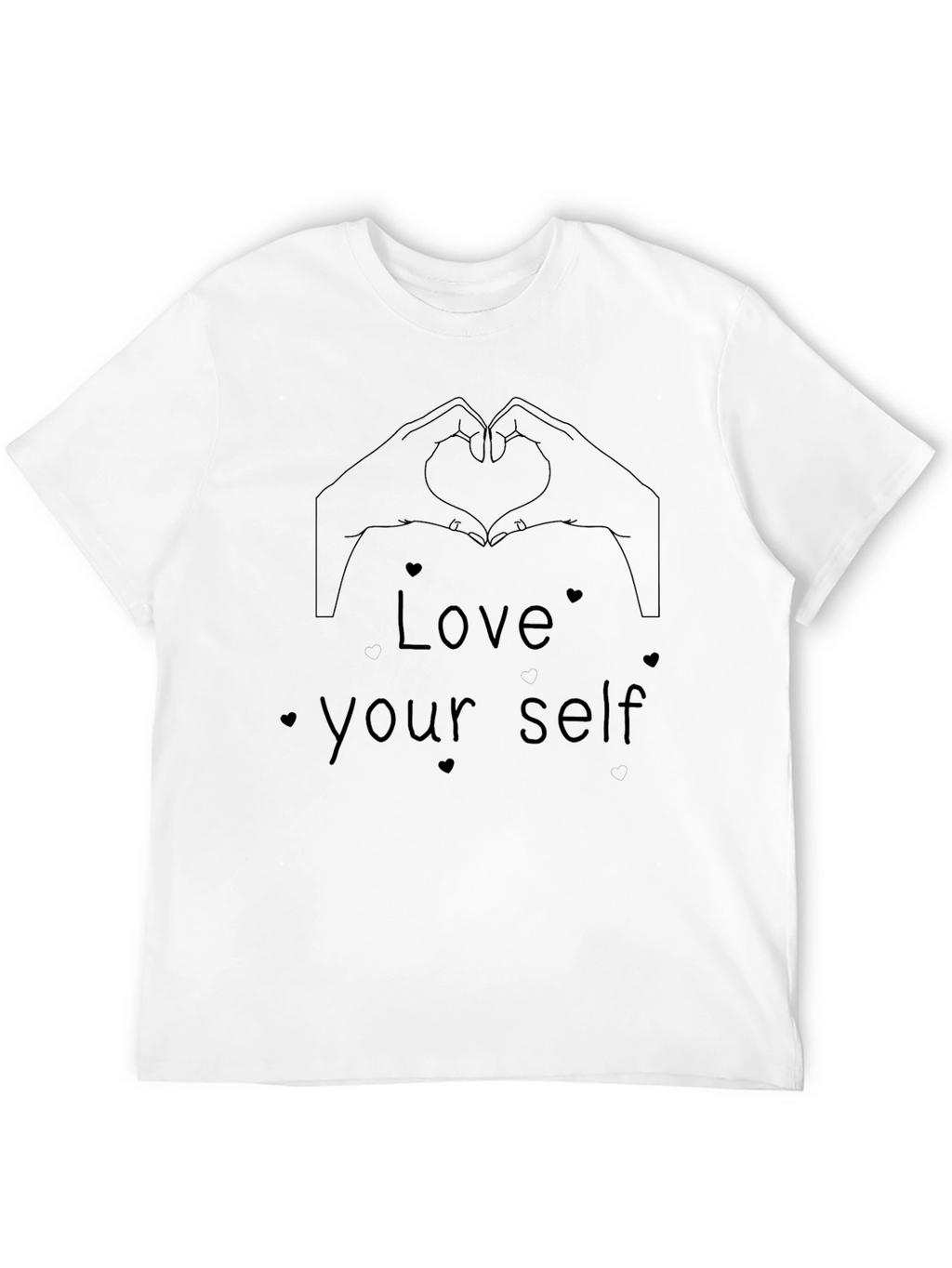 Love Yourself Graphic Tee - Black