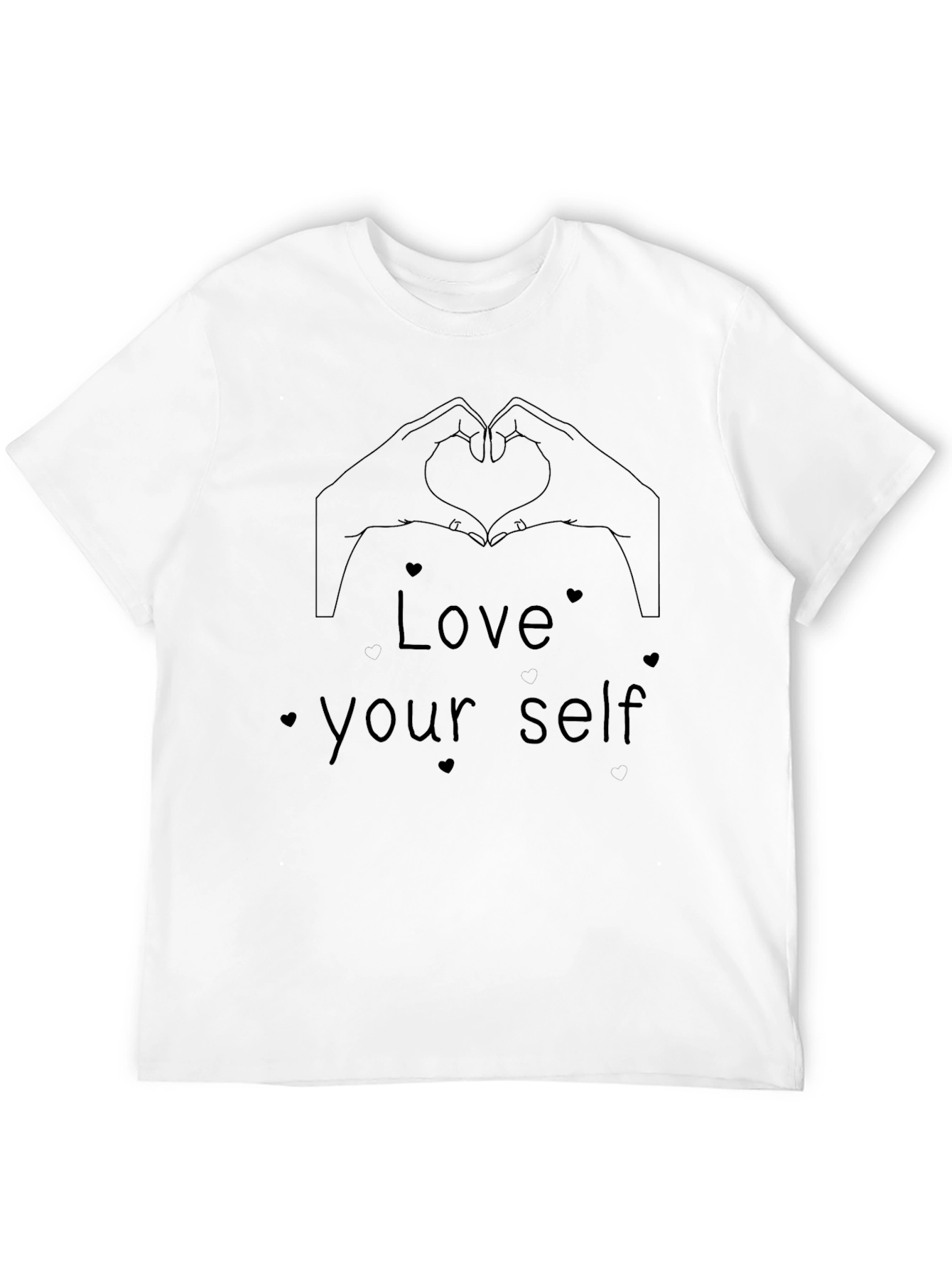 Love Yourself Graphic Tee - Black