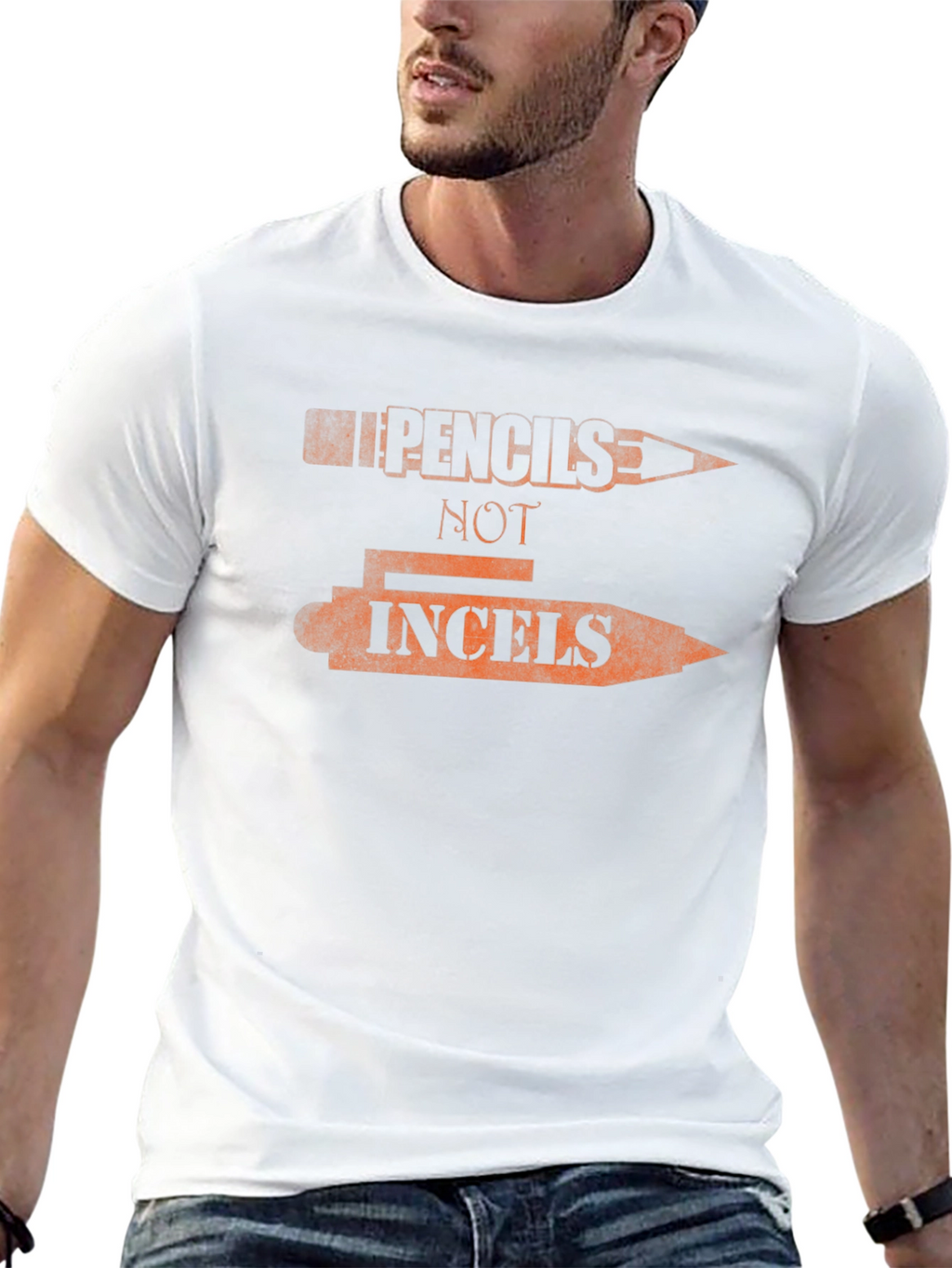 Pencils Not Incels T-Shirt - Funny Graphic Tee
