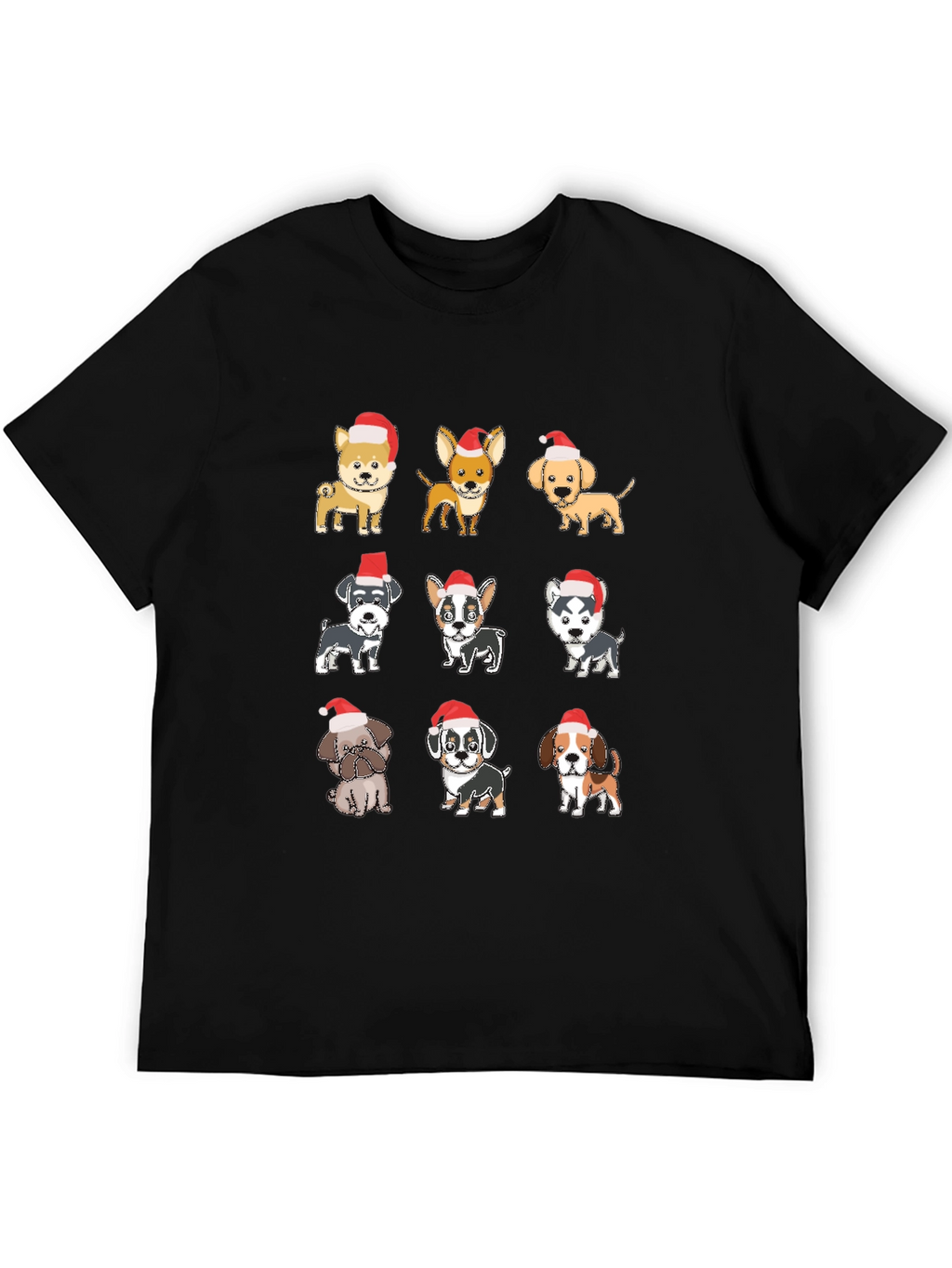 Cute Christmas Dog Breed T-Shirt
