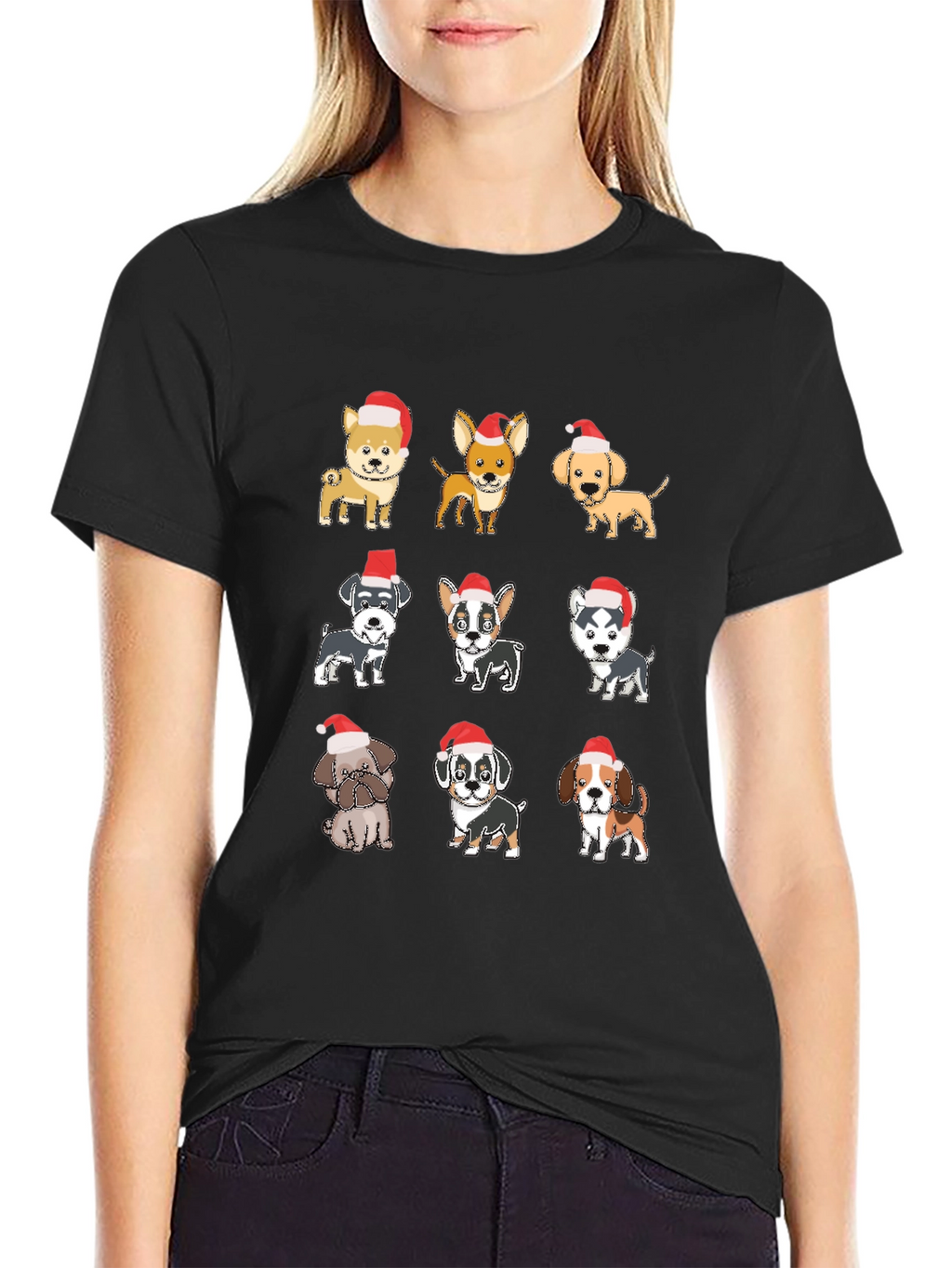 Cute Christmas Dog Breed T-Shirt