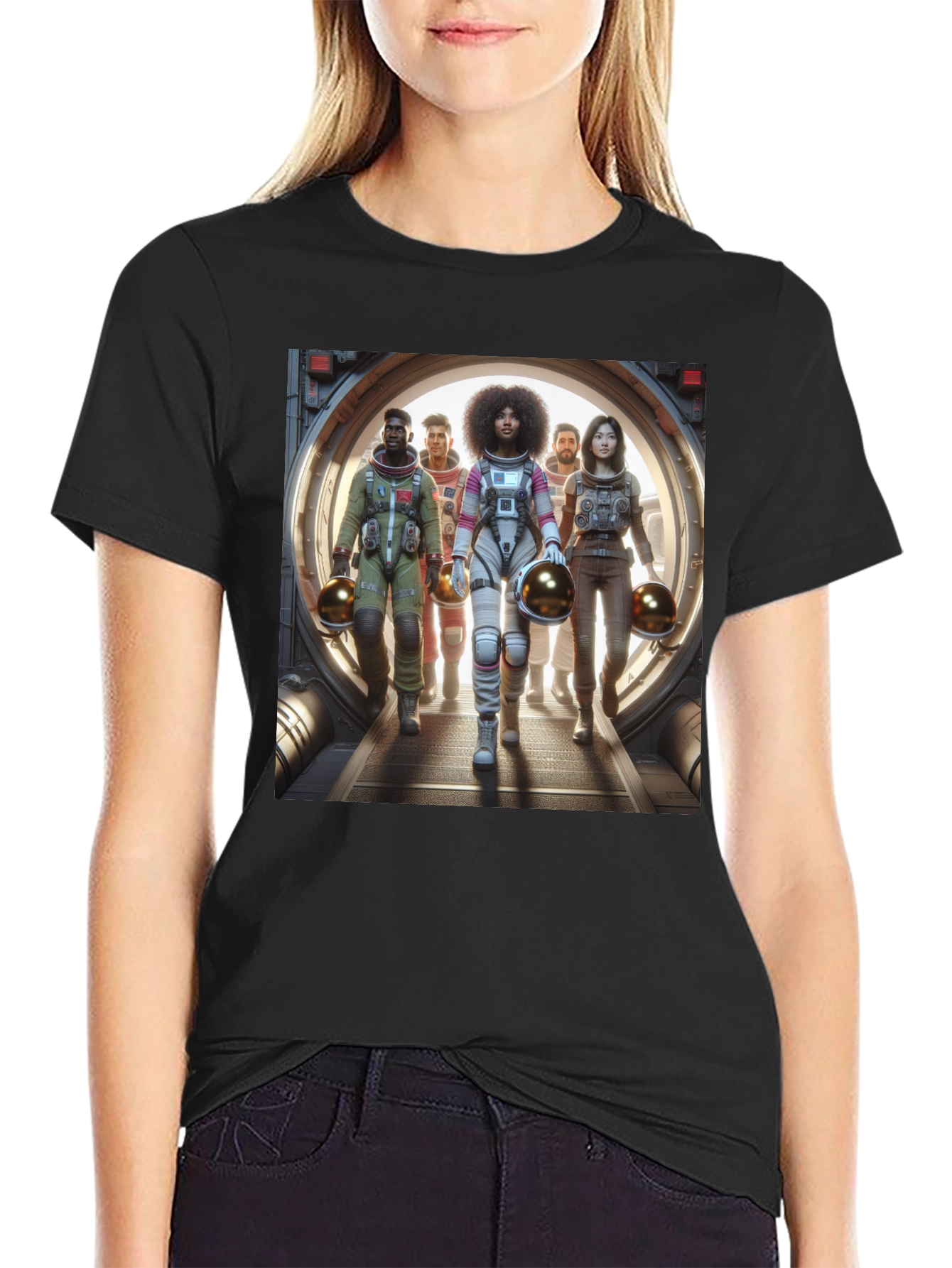 Astronaut Crew Graphic Tee