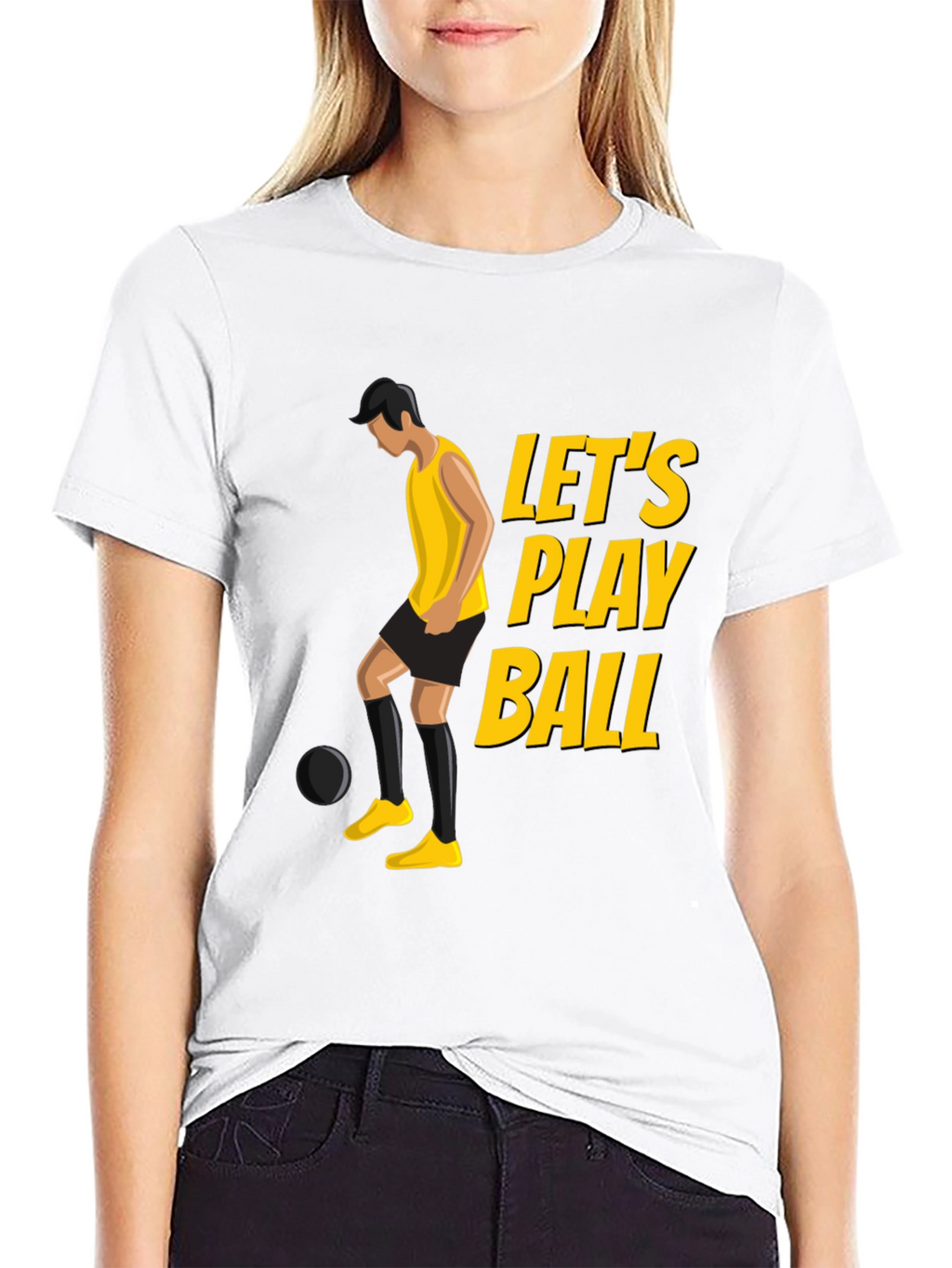 Lets Play Ball Graphic Tee