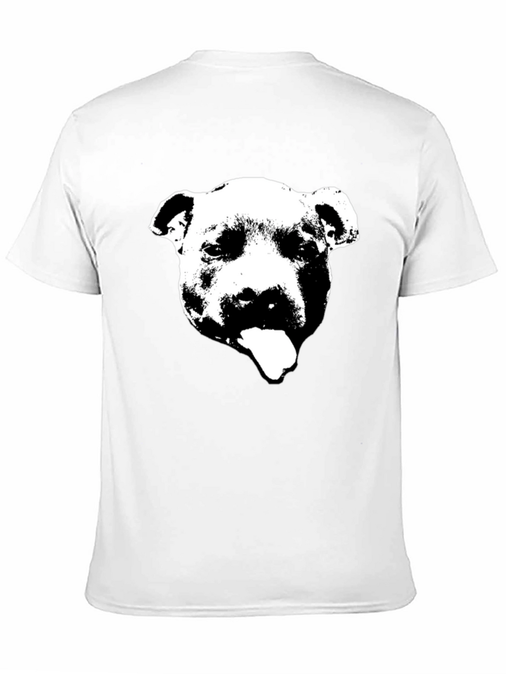 Black Pitbull Graphic T-Shirt - Crew Neck