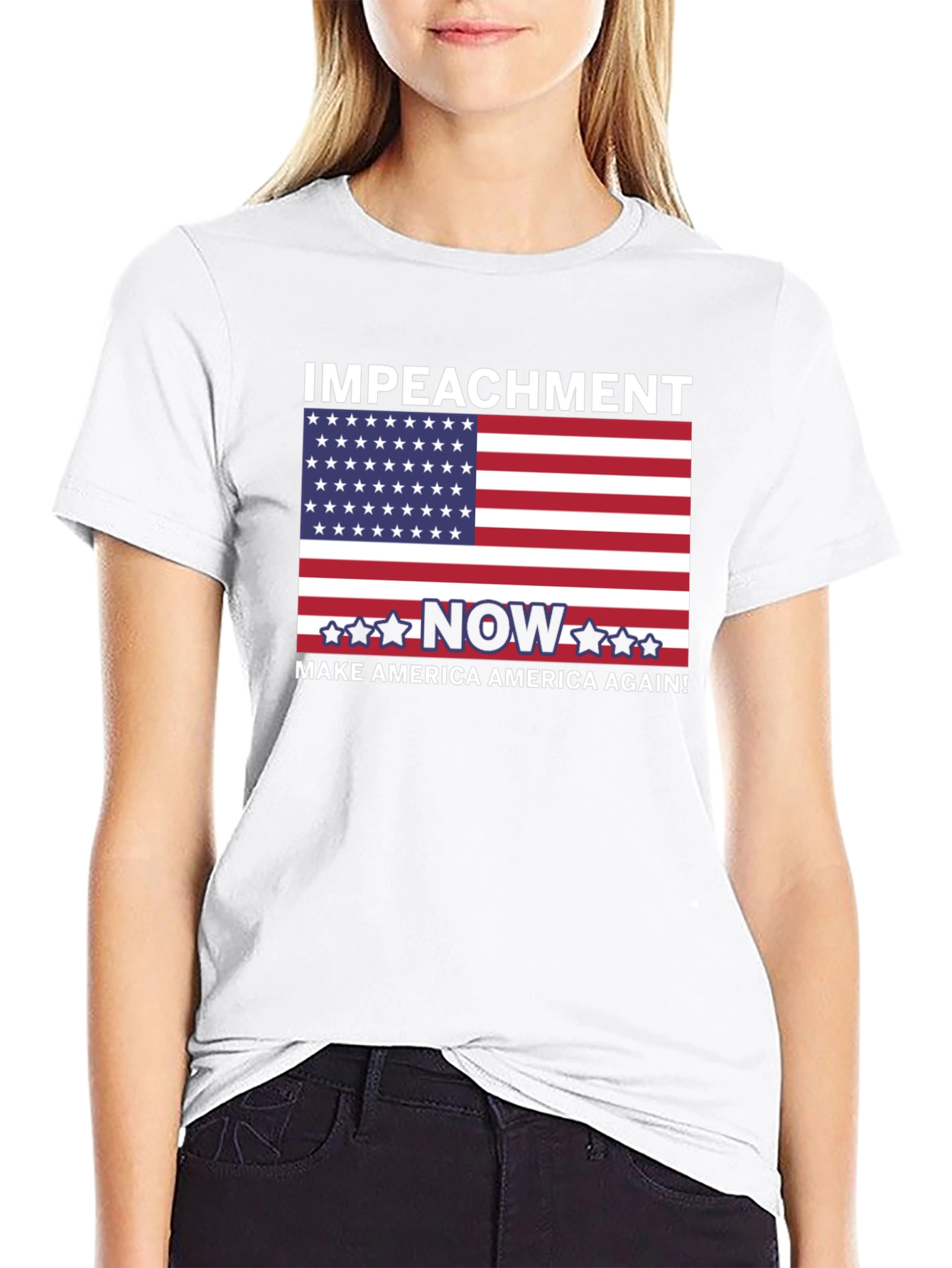 Impeach Trump Now T-Shirt - Make America Great Again