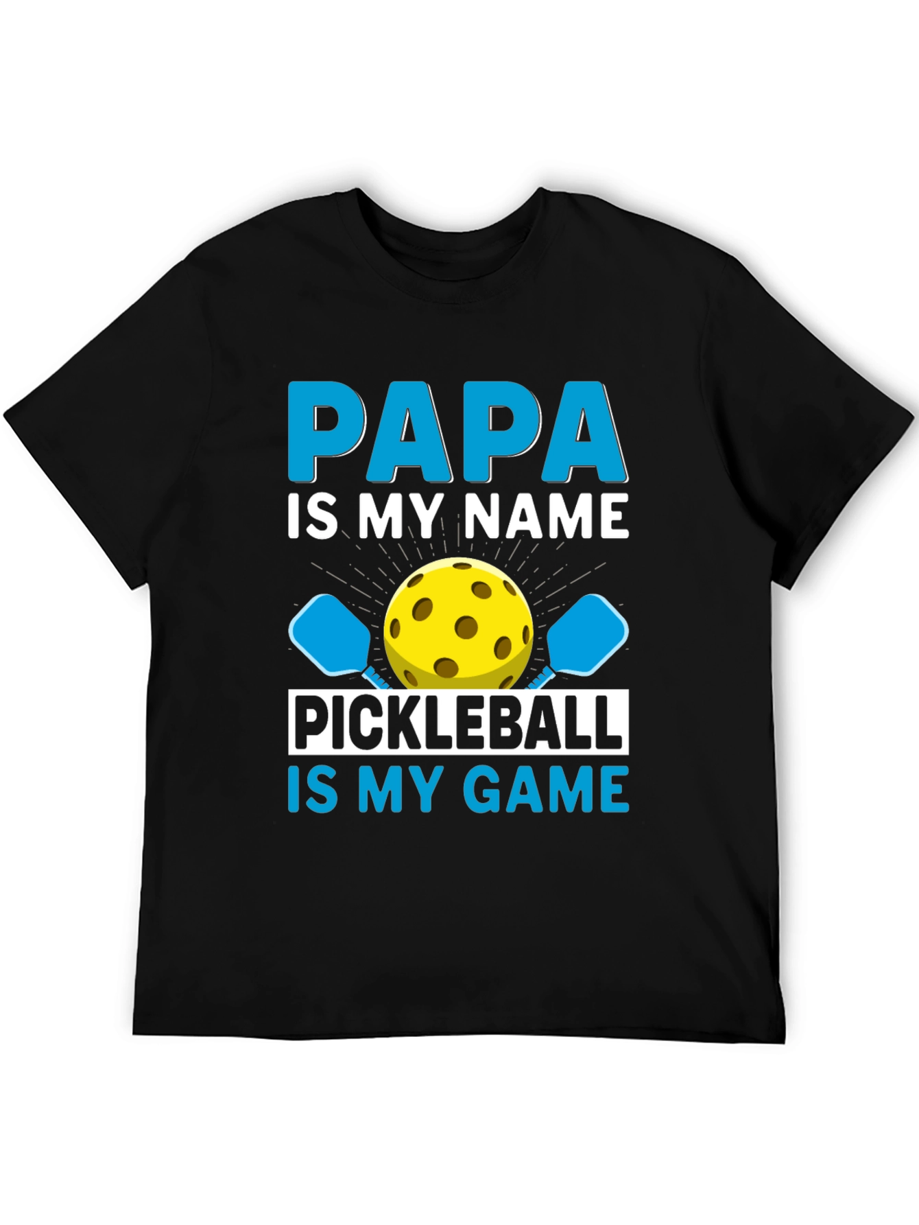 Papa Pickleball T-Shirt - Funny Dad Gift