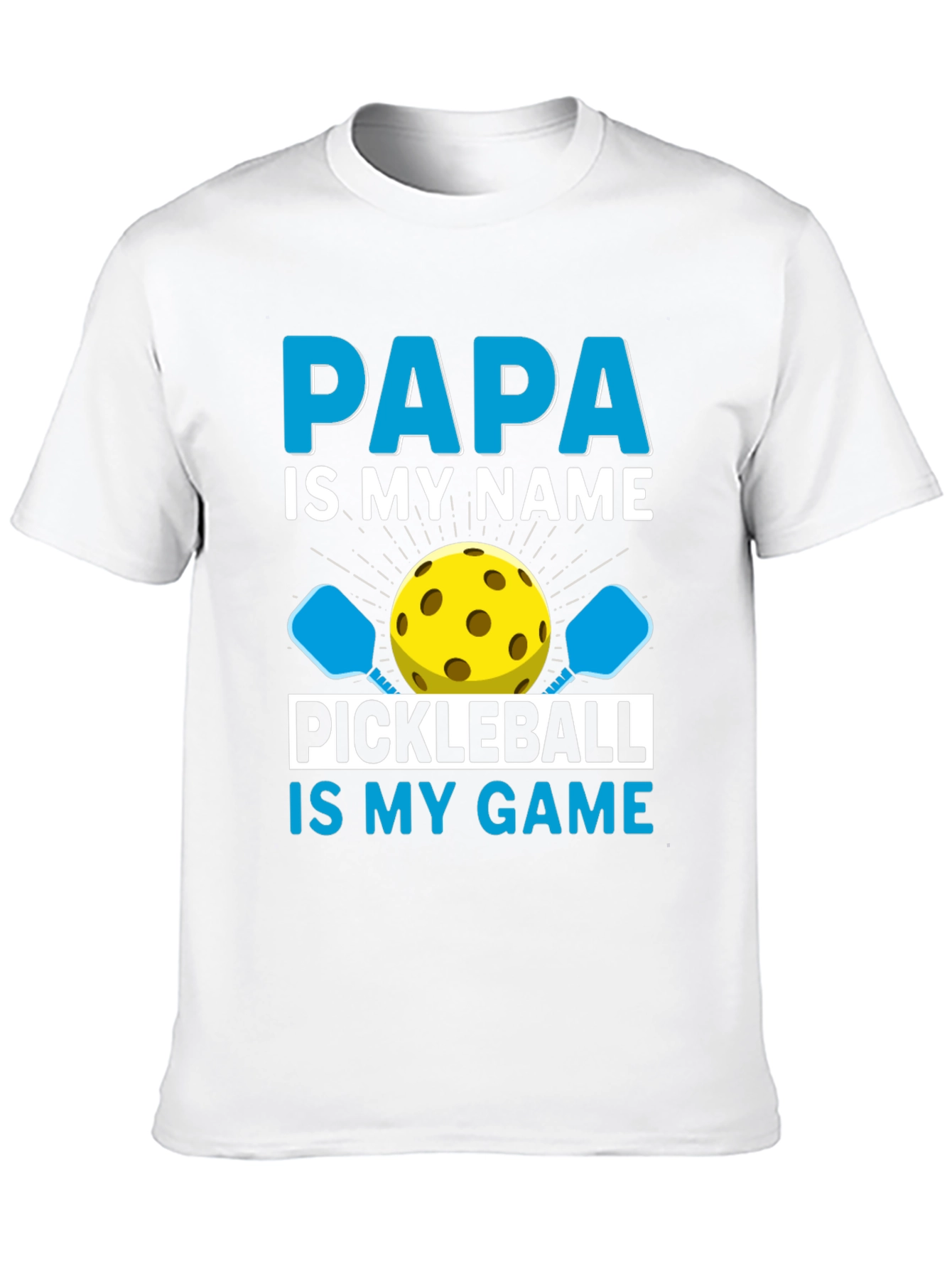 Papa Pickleball T-Shirt - Funny Dad Gift