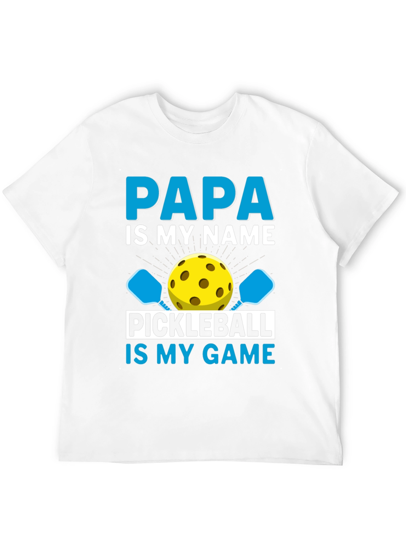 Papa Pickleball T-Shirt - Funny Dad Gift