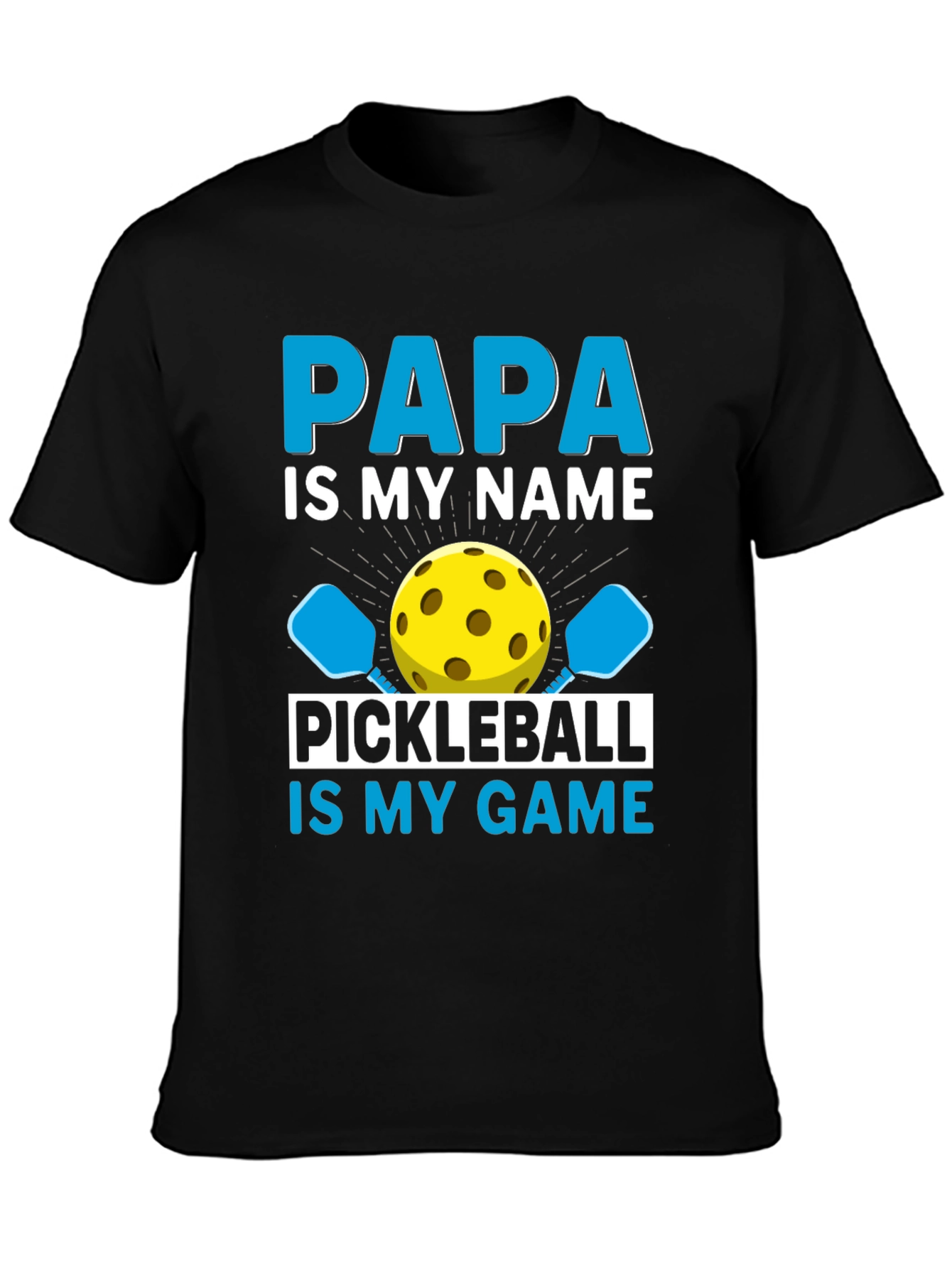 Papa Pickleball T-Shirt - Funny Dad Gift