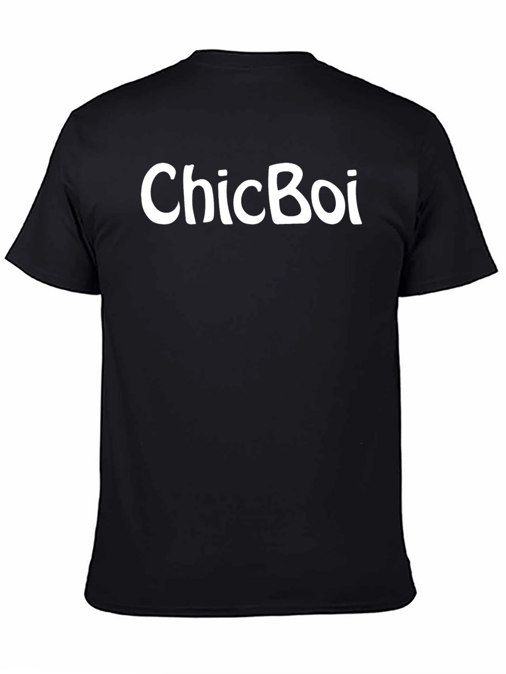 ChicBoi Black T-Shirt - Stylish Casual Wear