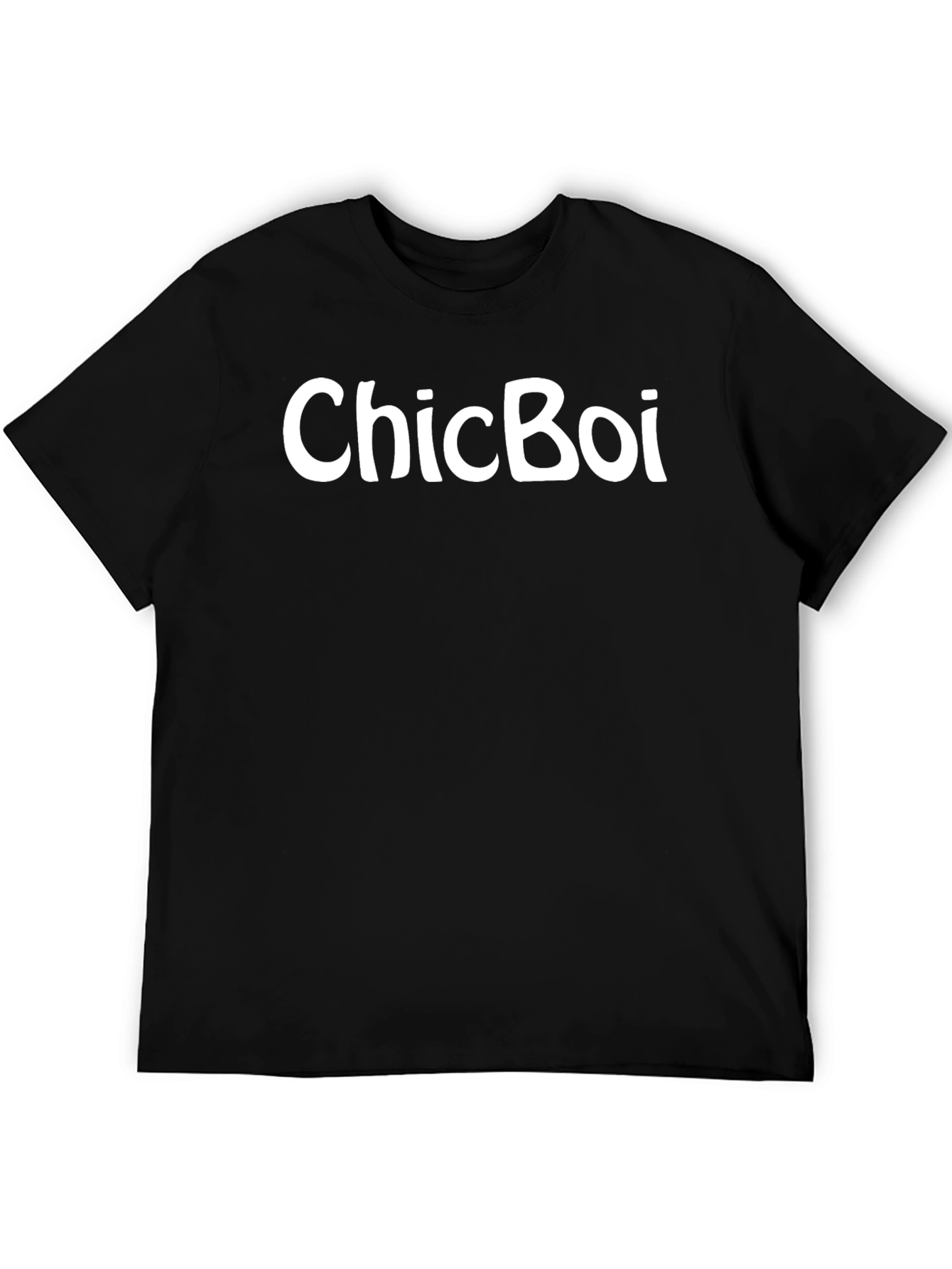 ChicBoi Black T-Shirt - Stylish Casual Wear