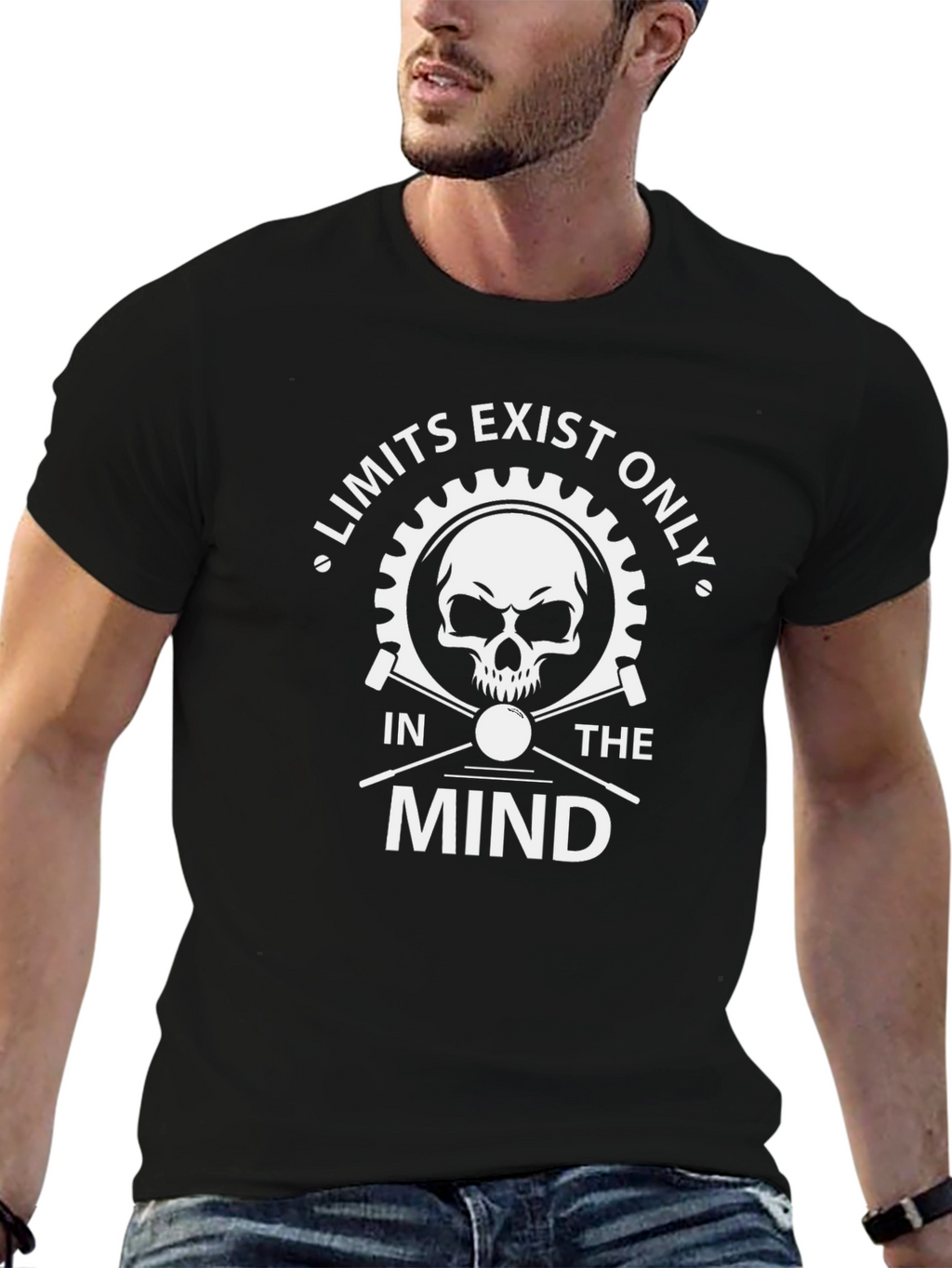 Limits Exist Only In The Mind Graphic Tee