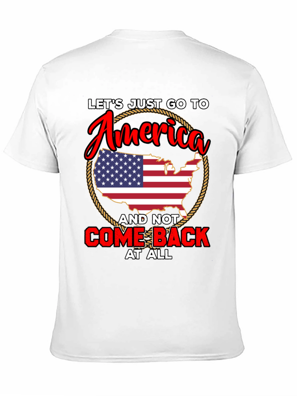 America Graphic Tee - USA Patriotic T-Shirt