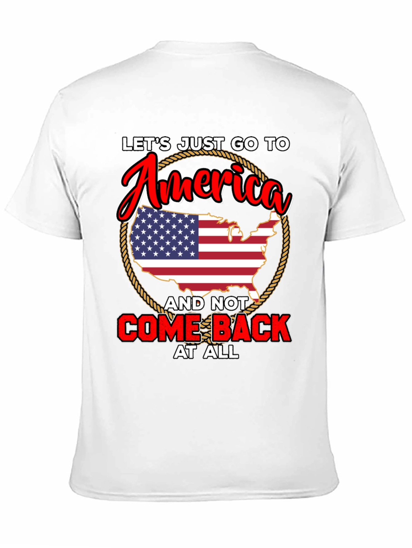 America Graphic Tee - USA Patriotic T-Shirt