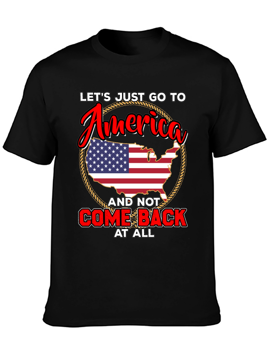 America Graphic Tee - USA Patriotic T-Shirt