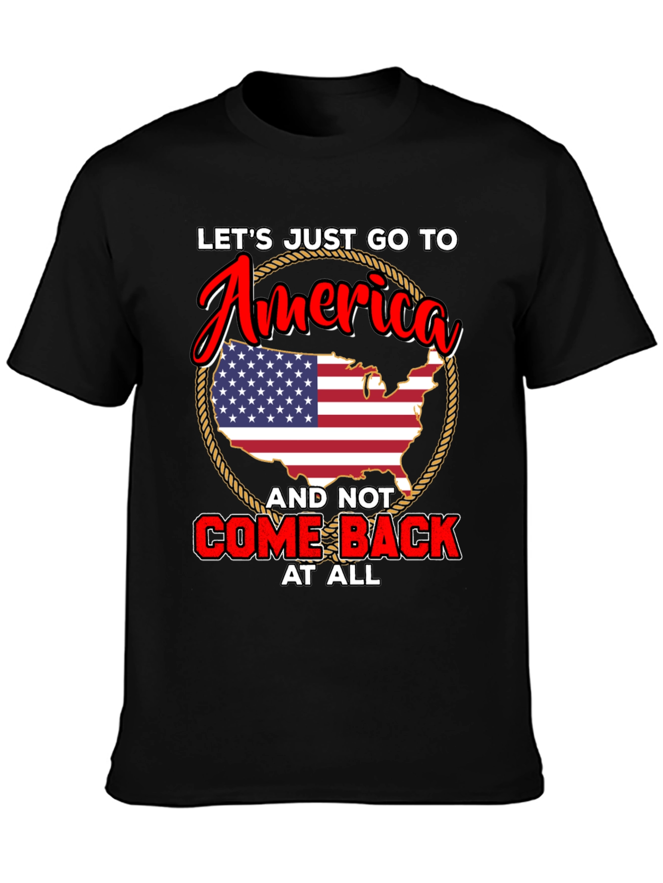 America Graphic Tee - USA Patriotic T-Shirt