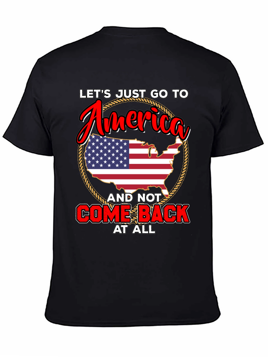 America Graphic Tee - USA Patriotic T-Shirt