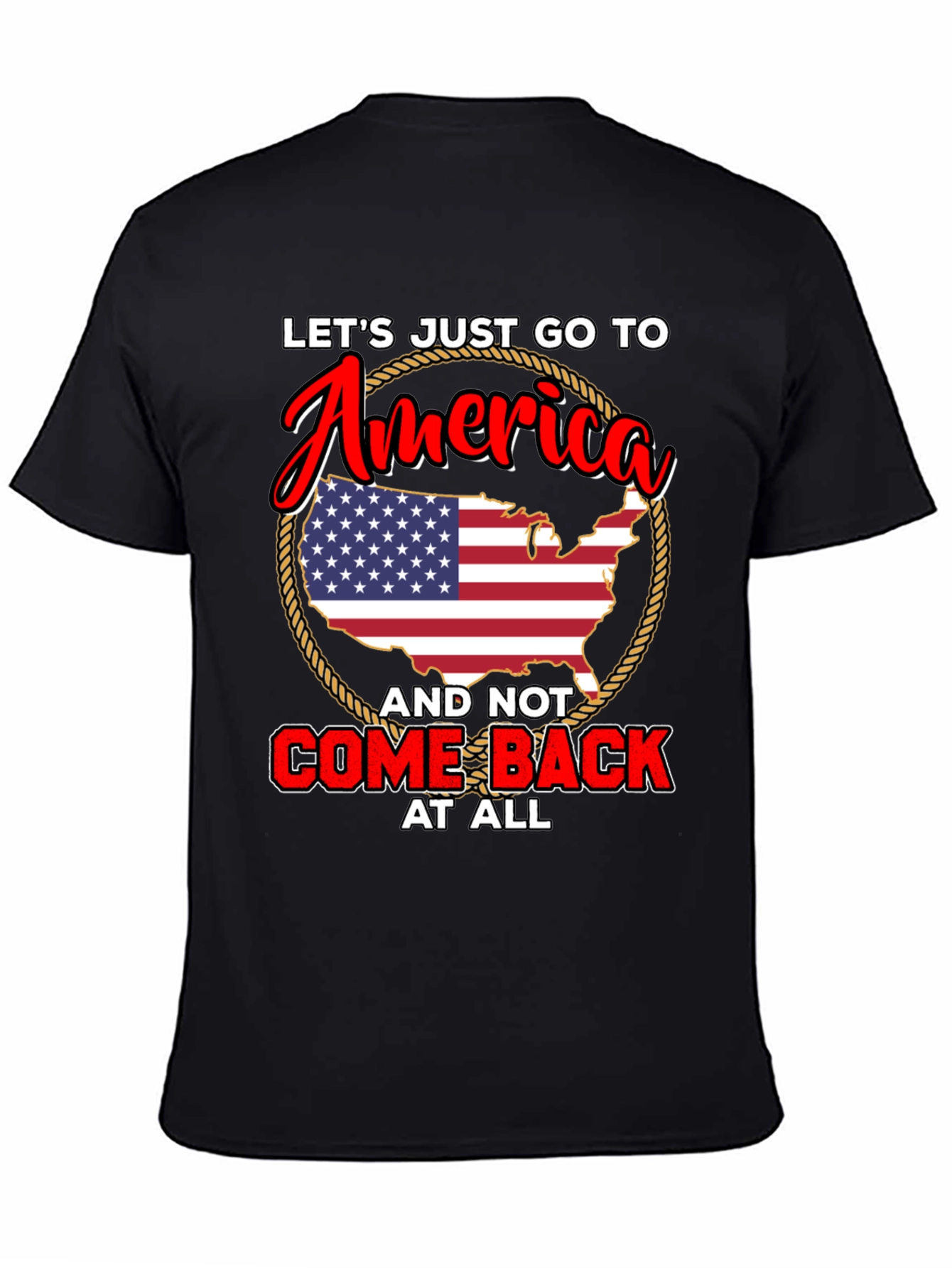 America Graphic Tee - USA Patriotic T-Shirt