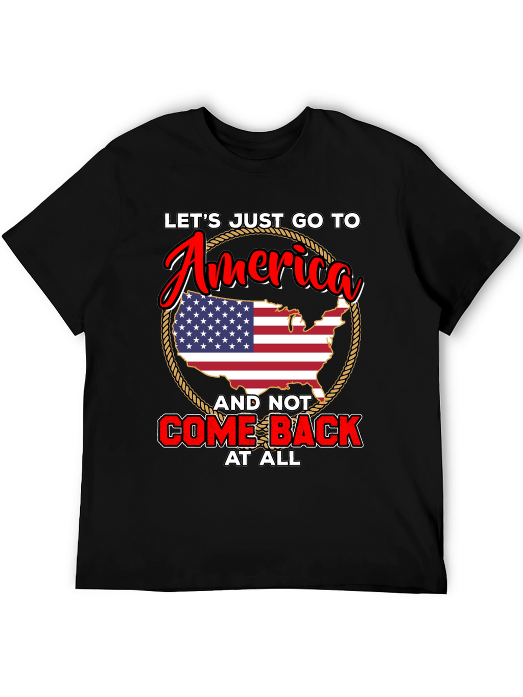 America Graphic Tee - USA Patriotic T-Shirt