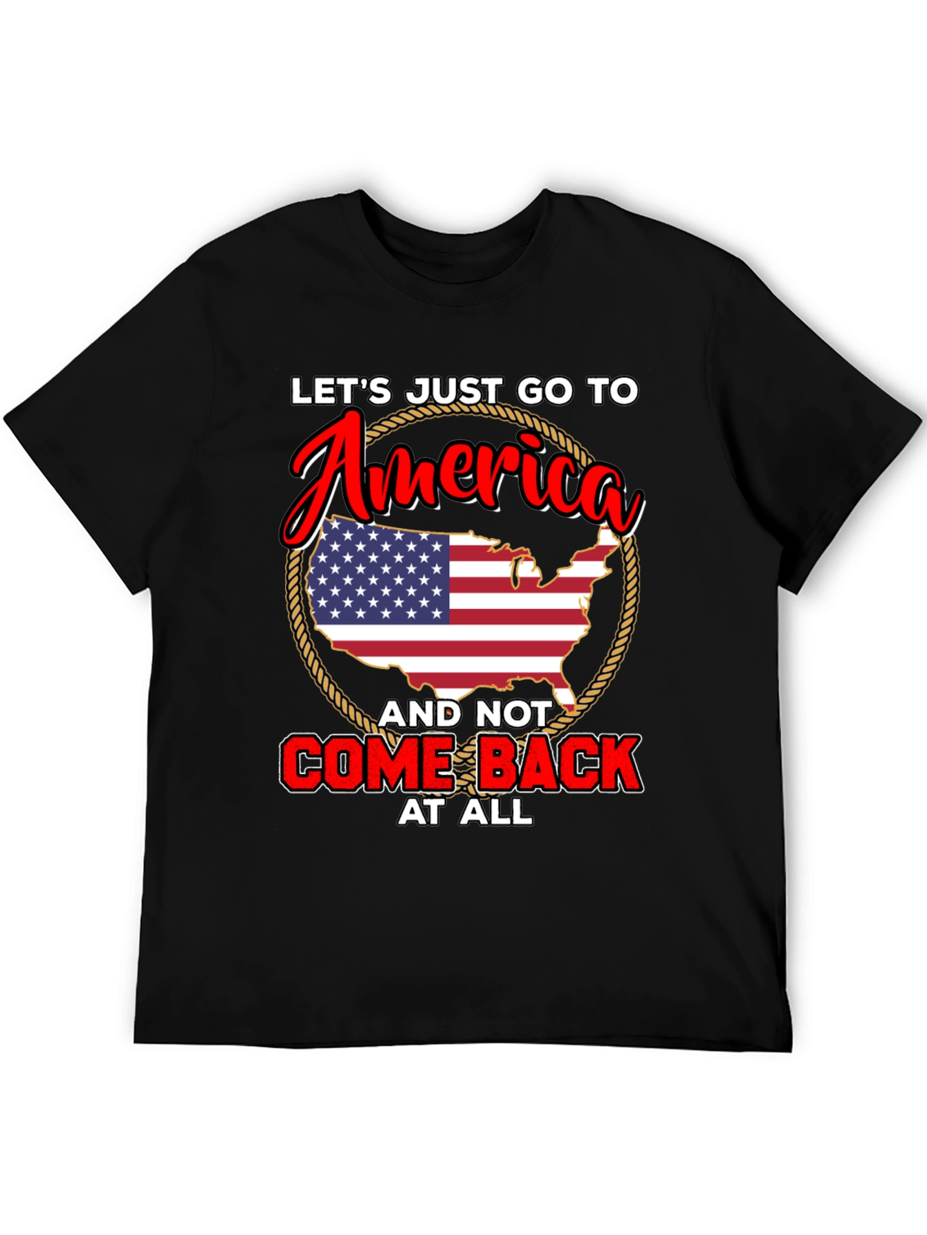 America Graphic Tee - USA Patriotic T-Shirt